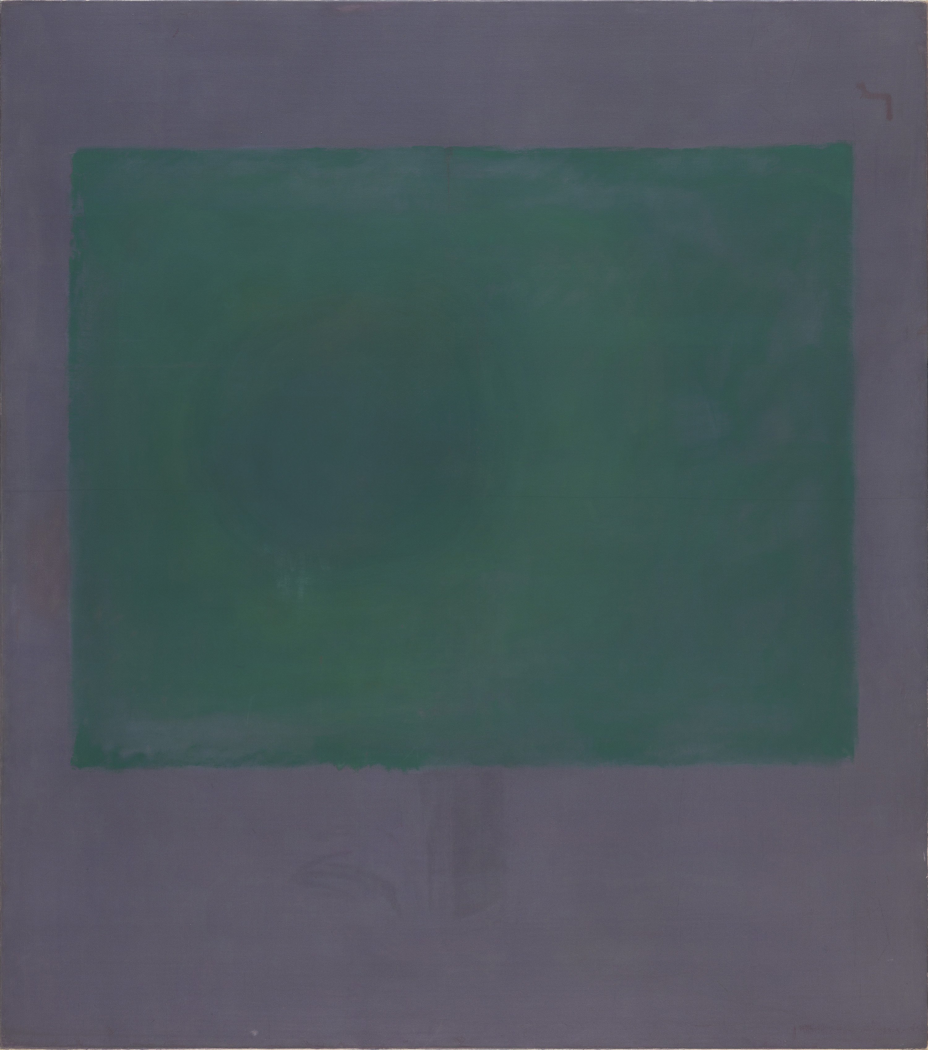 Sin título (Verde sobre morado). Mark Rothko