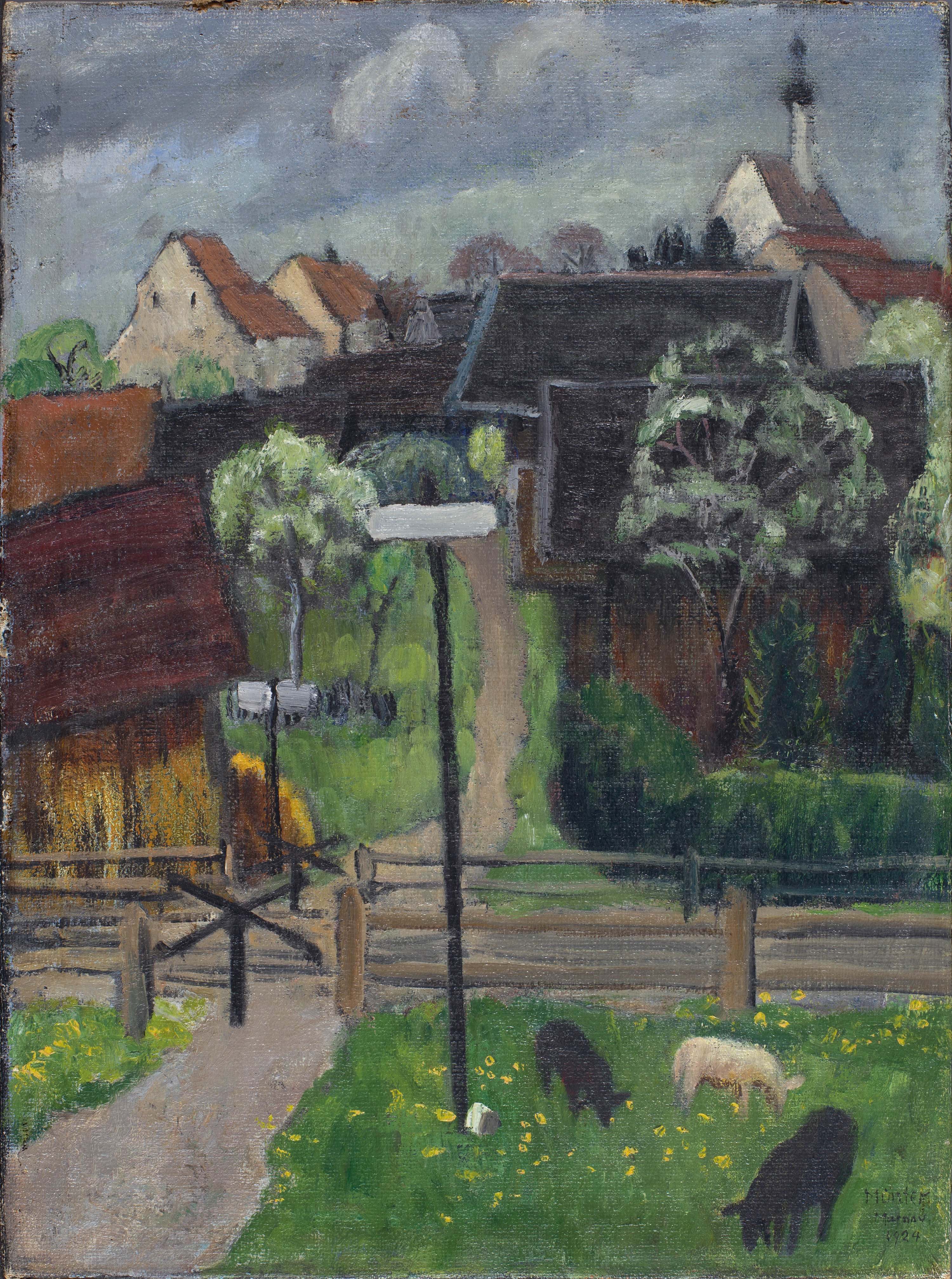 Gabriele Münter. Murnau (Murnau en mayo)
