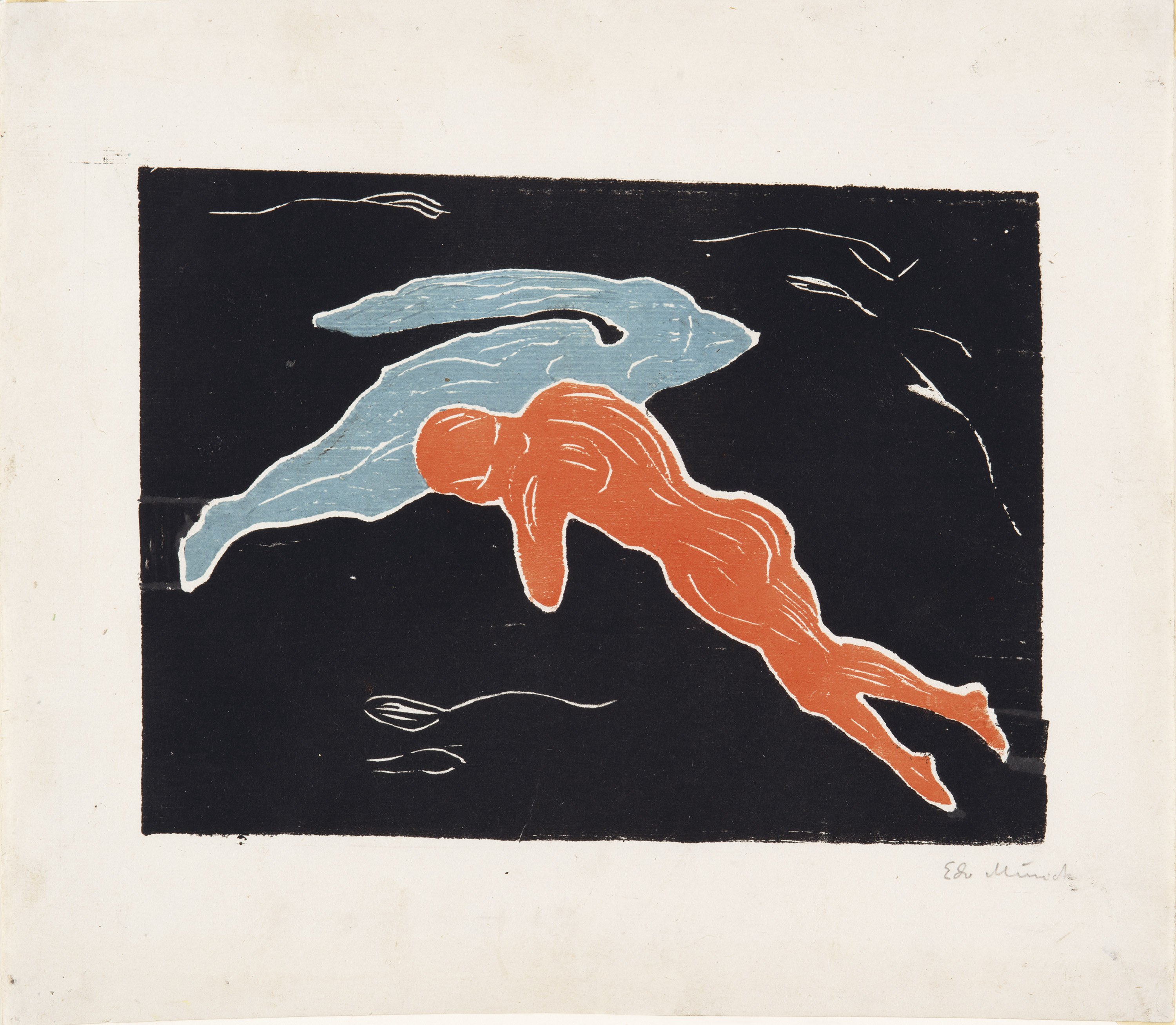 Encuentro en el espacio. Edvard Munch
