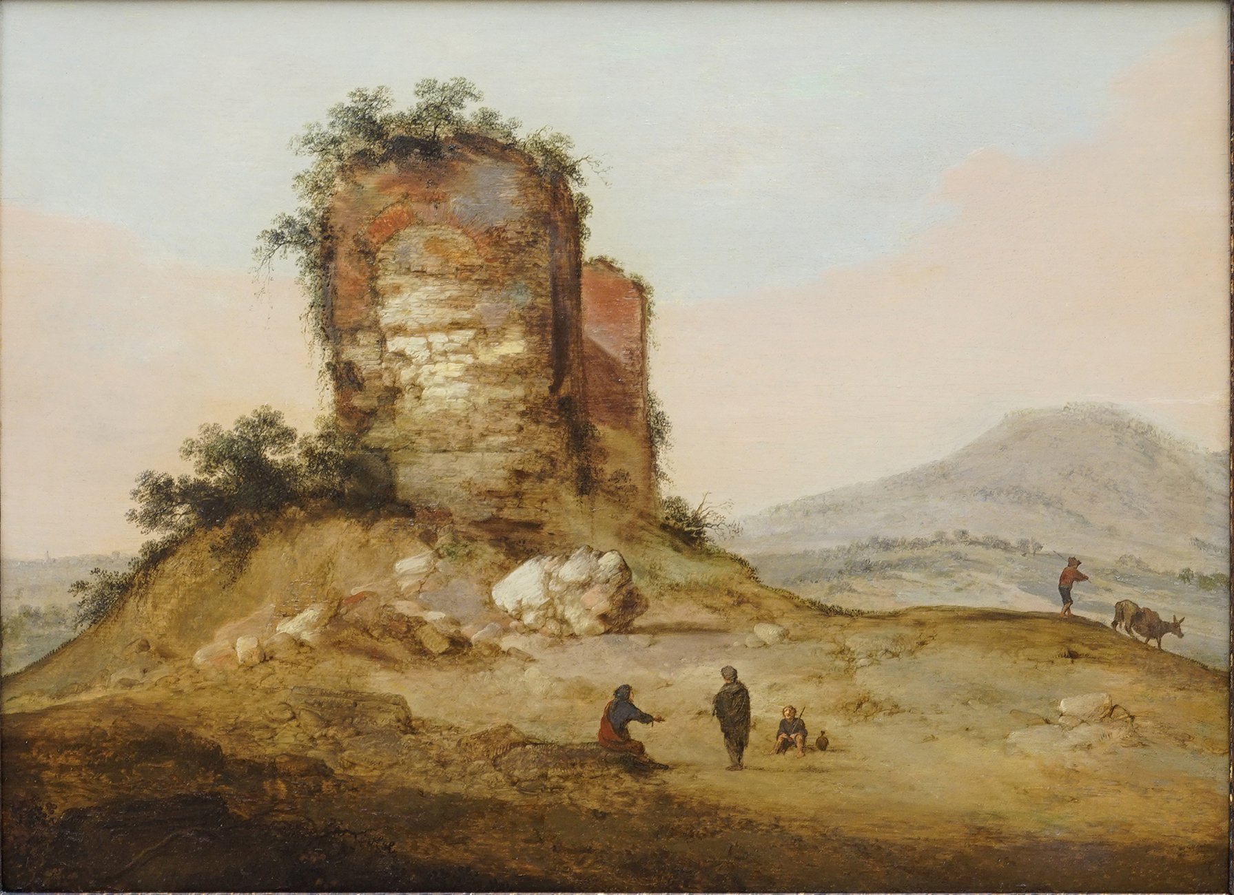 Italianate Landscape. Jacobus Sibrandi Mancadan 