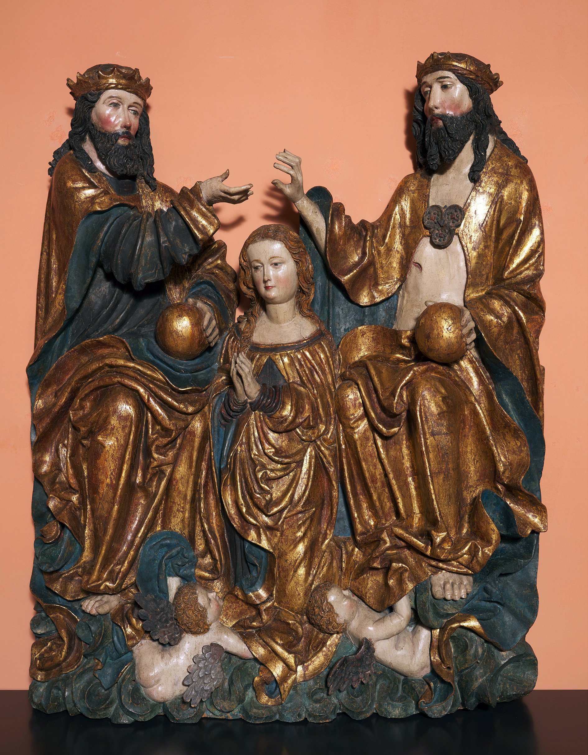 La Coronación de la Virgen. Anónimo AUSTRIACO activo en Baja Austria (?) h. 1520-1530 o posterior 