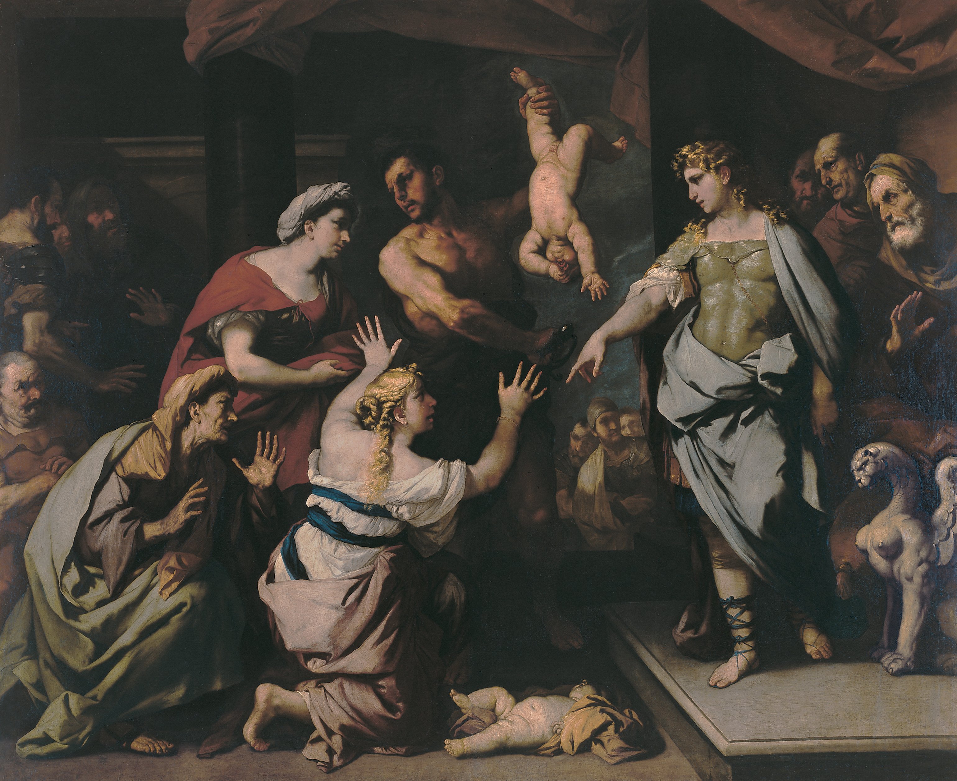 El juicio de Salomón. Luca Giordano