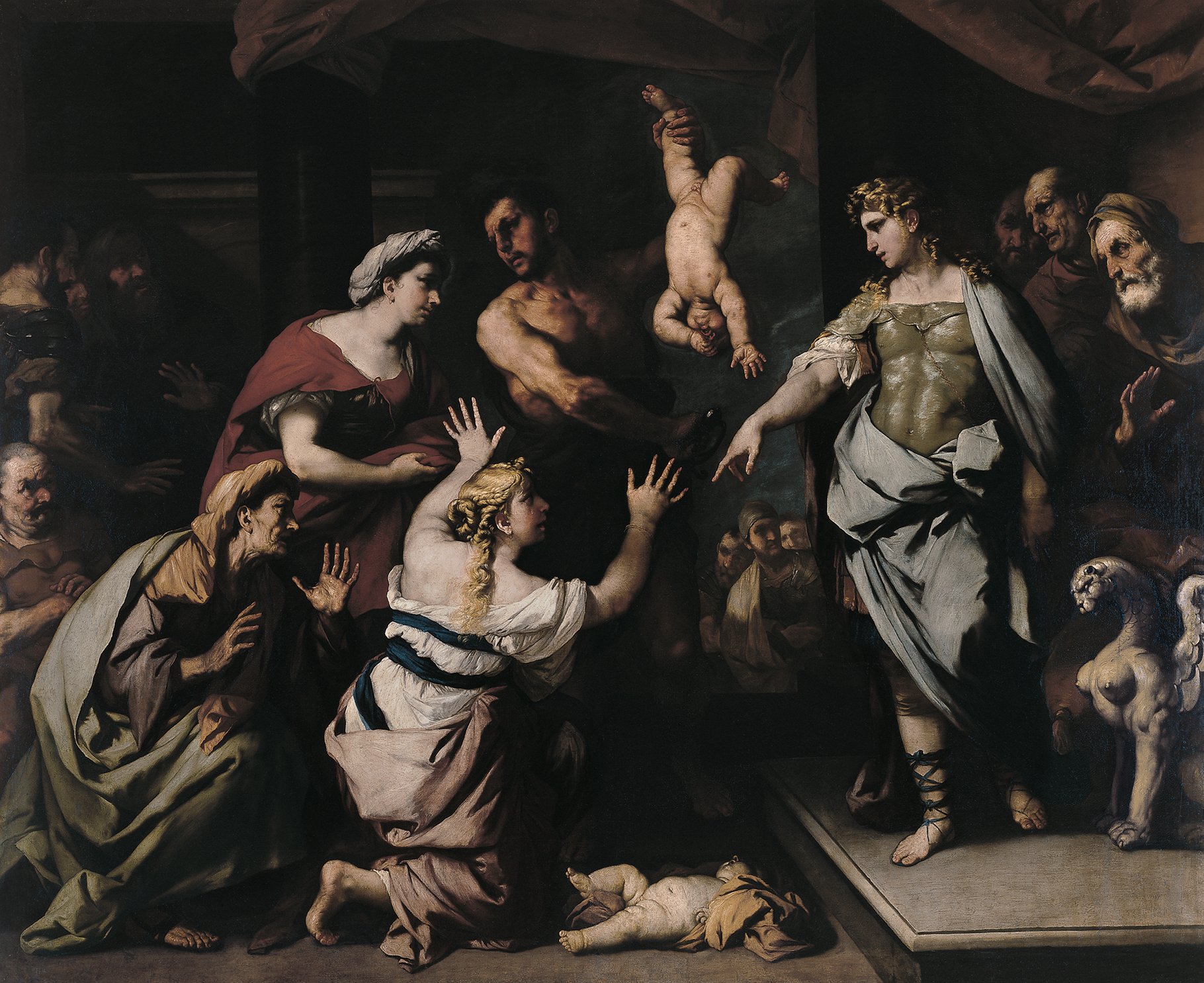 El juicio de Salomón. Luca Giordano