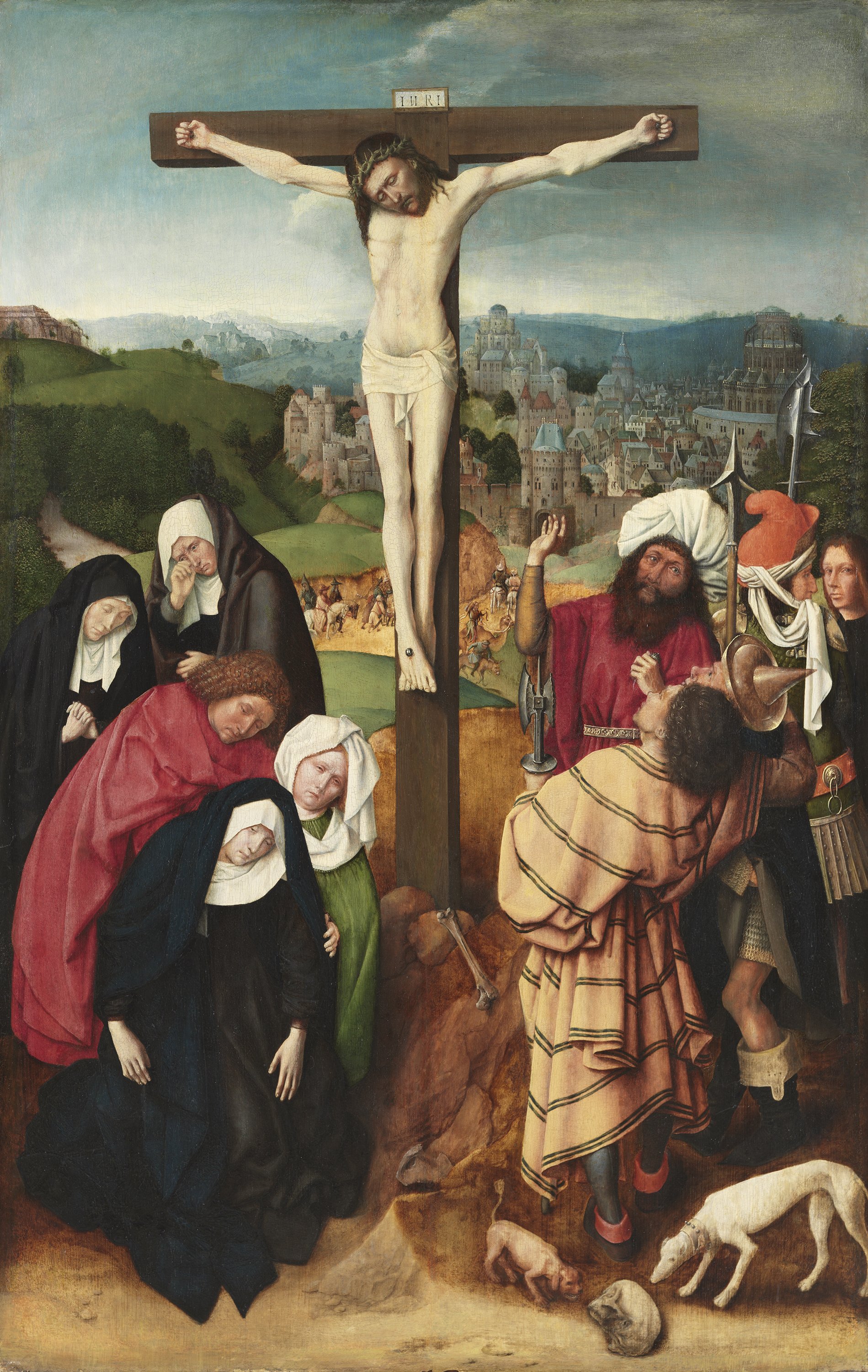 The Crucifixion. La Crucifixión, c. 1475