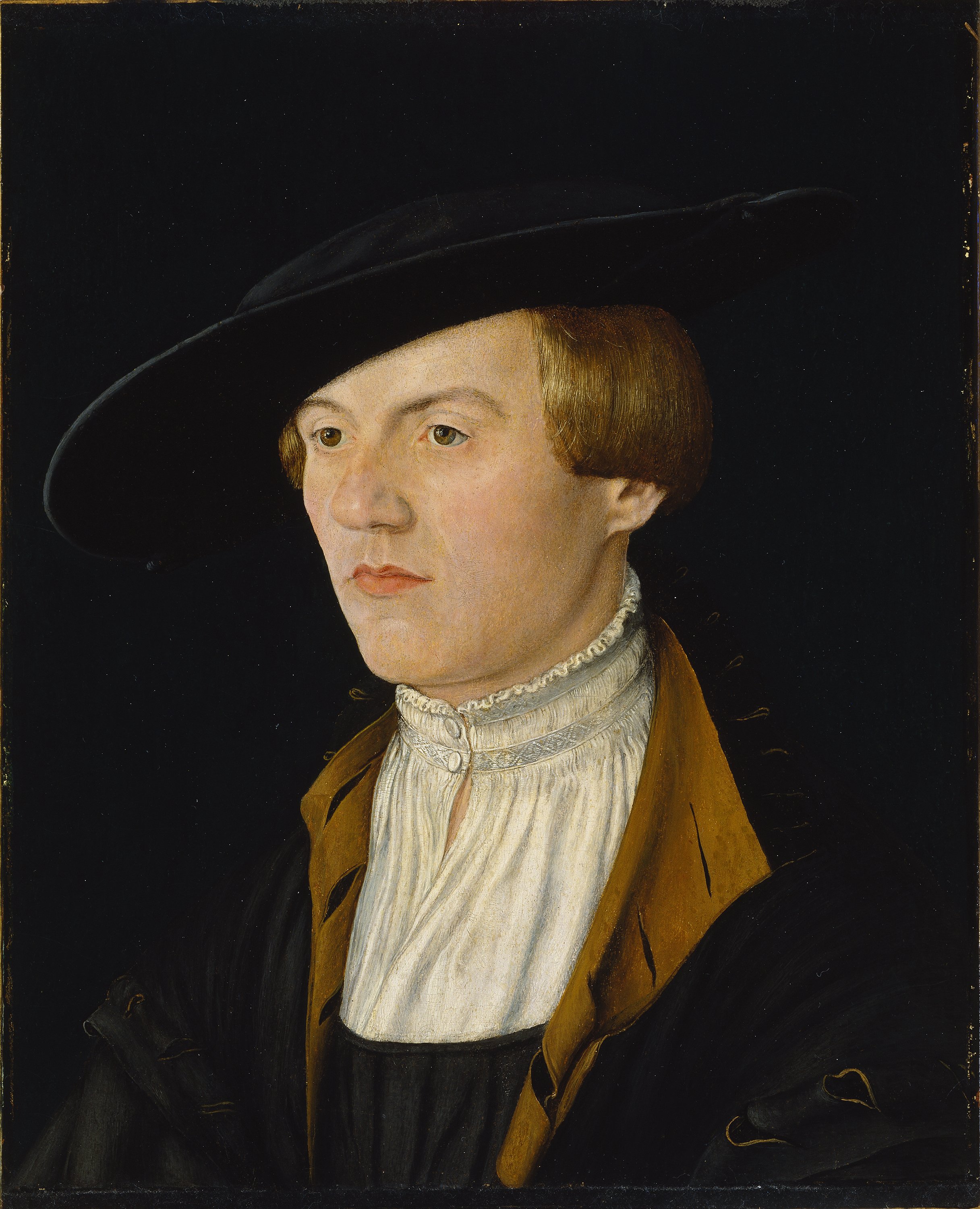 Retrato de un joven. Anónimo ALEMÁN Activo en Augsburgo (?) entre h. 1525-1530