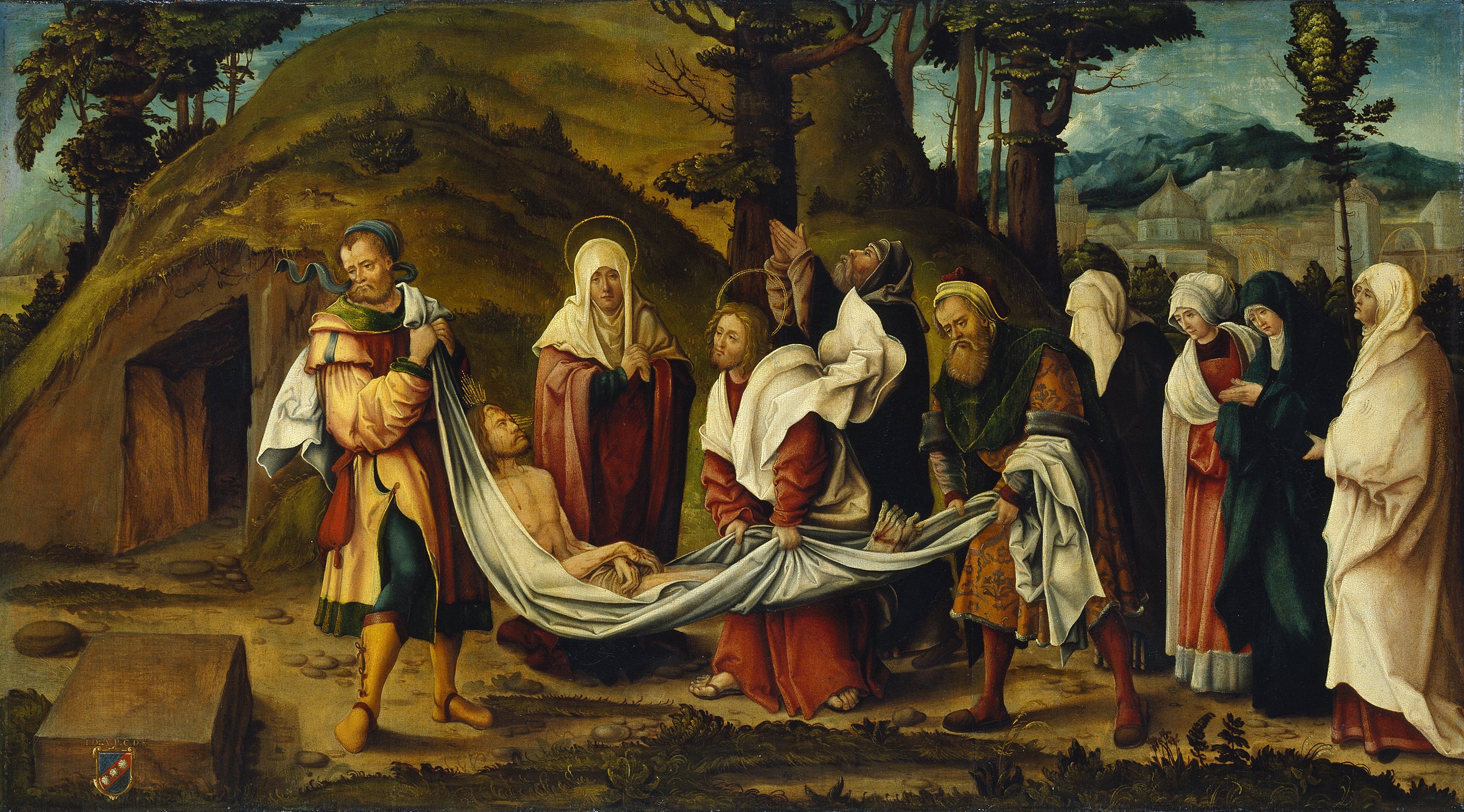 Christ's body carried to the Tomb. Hans Burgkmair the Elder, c. 1520