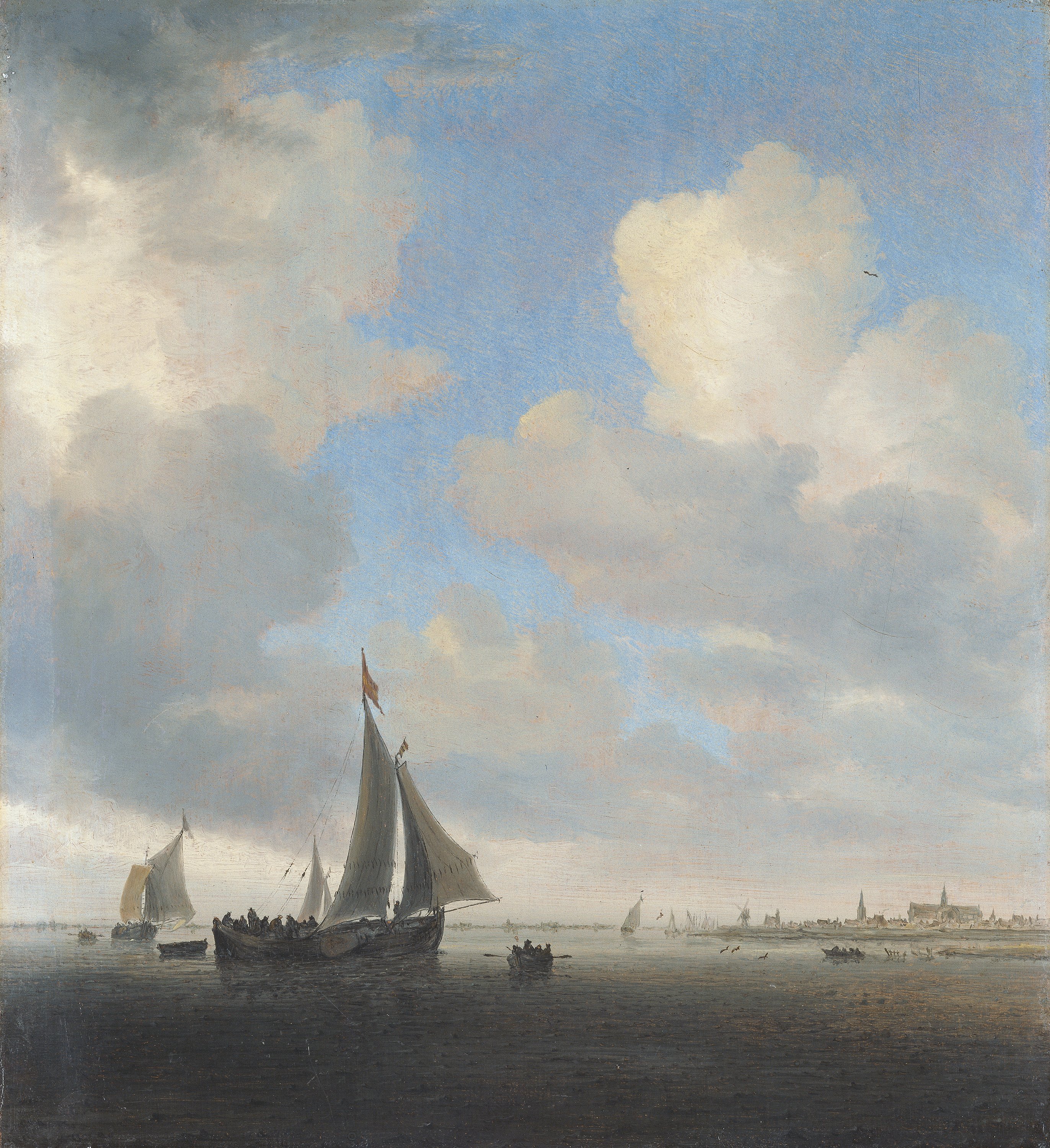 Vista de Alkmaar. Salomon Jacobsz. van Ruysdael