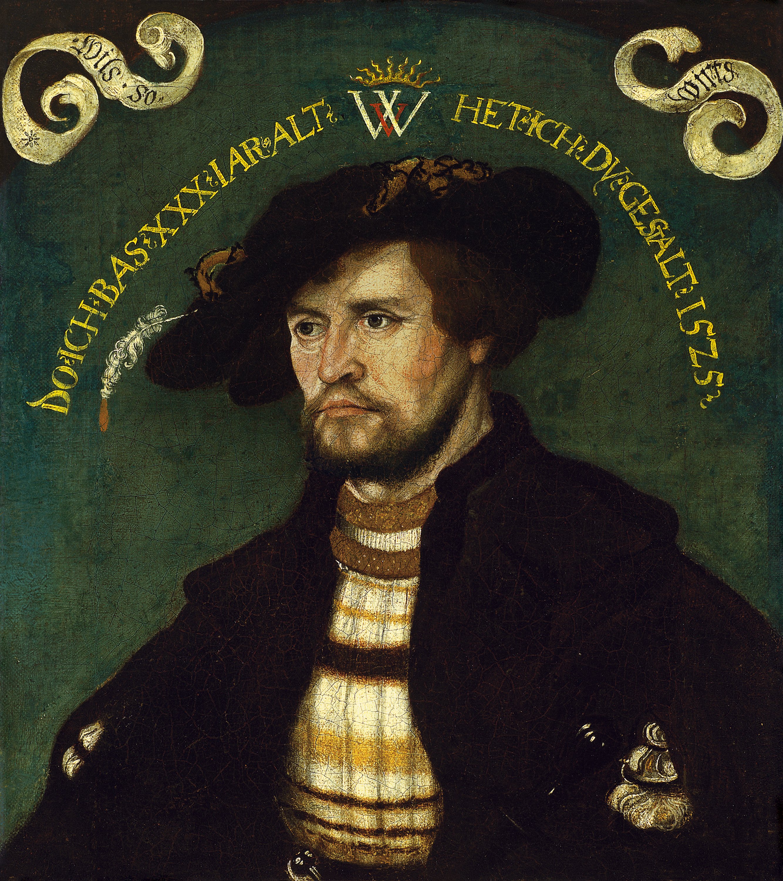 Portrait of a Man aged Thirty. Retrato de un hombre de treinta años, 1525
