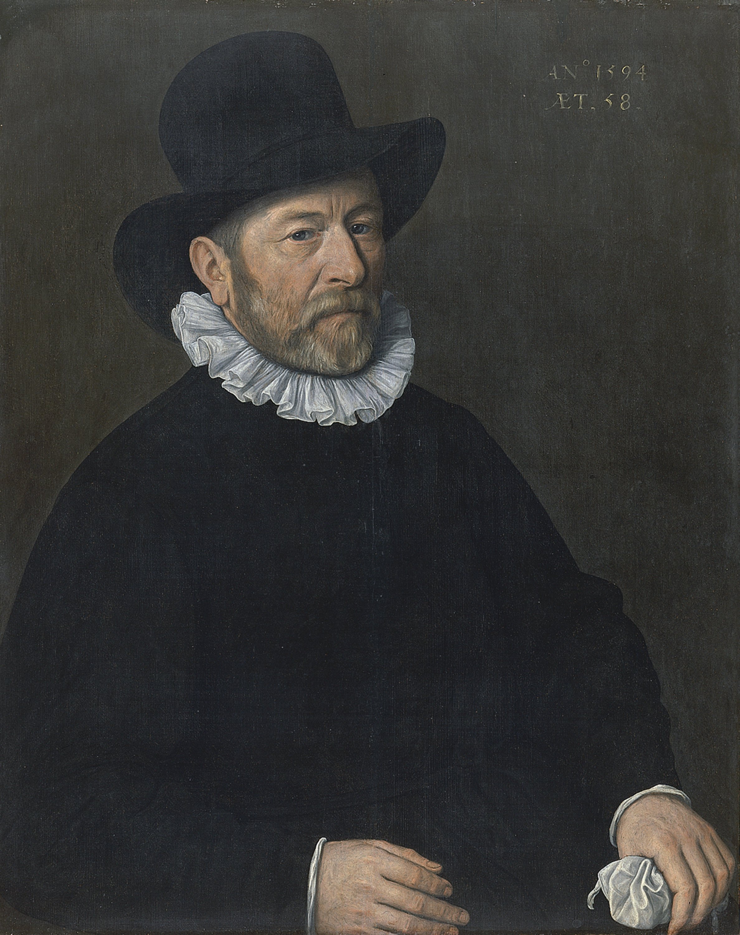Portrait of a Man aged Fifty-eight. Caballero de cincuenta y ocho años, 1594
