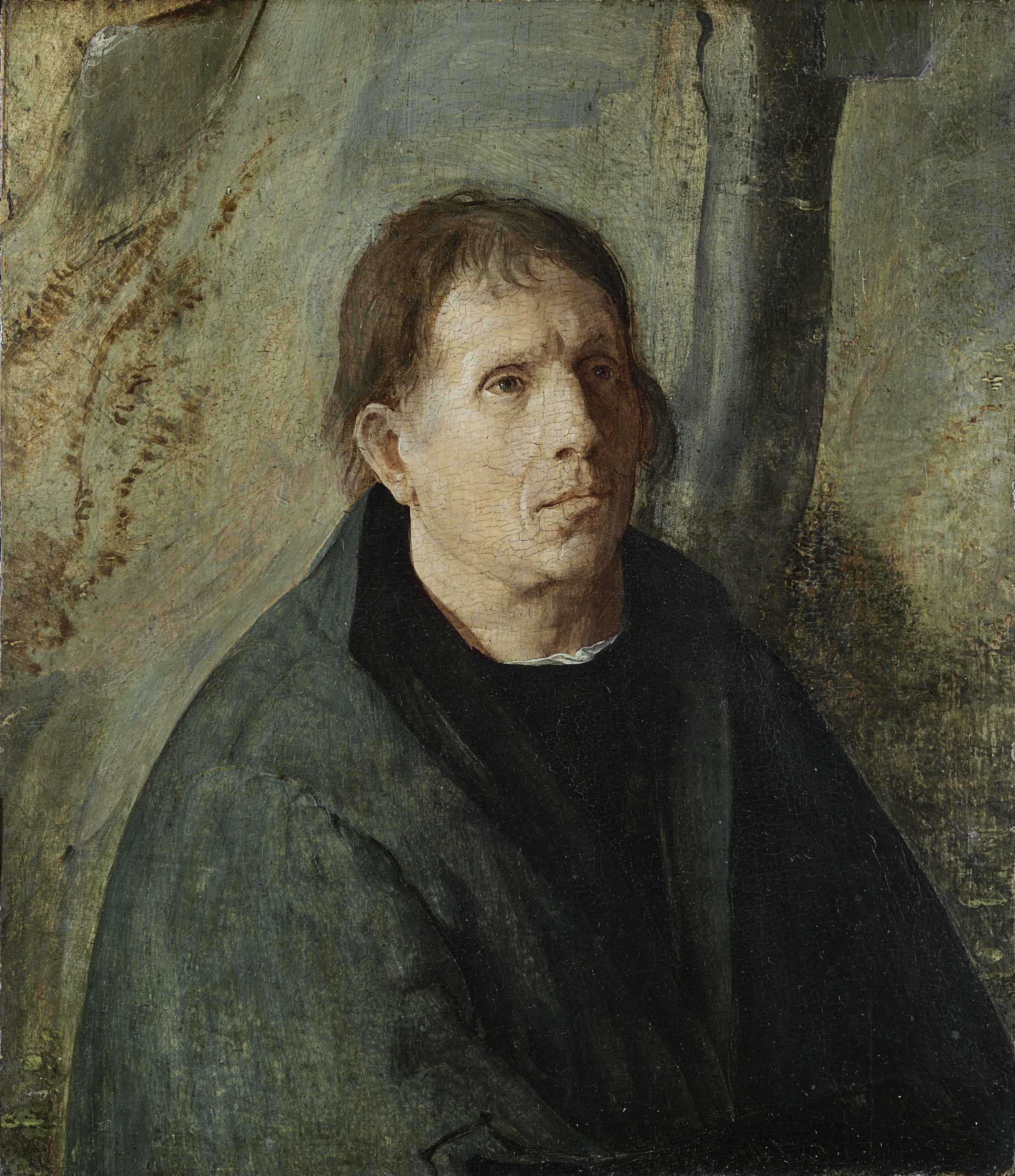 Retrato de un donante. Aertgen van (Aert Claesz.) Leyden