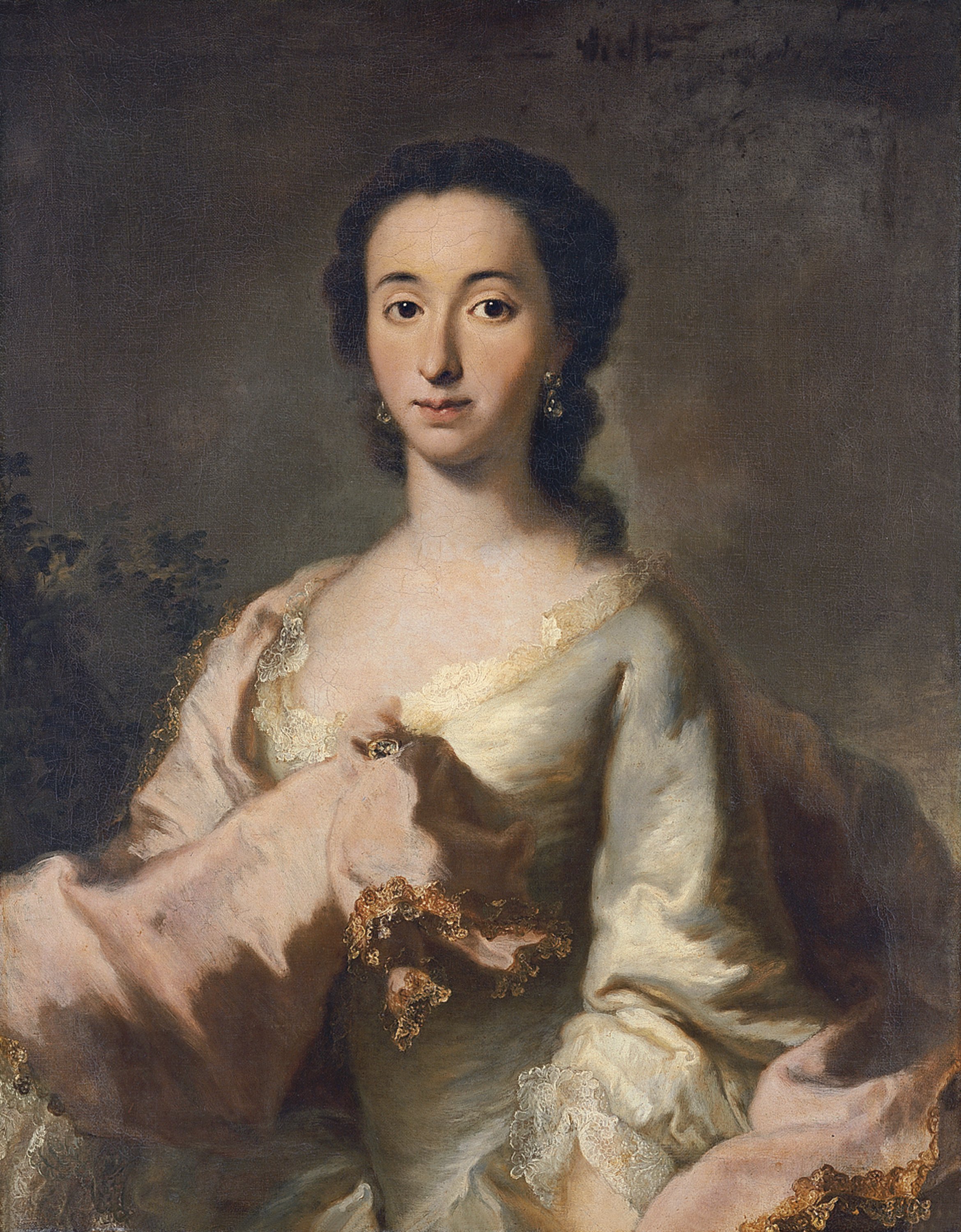 Portrait of Maria Rosa Walburga von Soyer. Retrato de María Rosa Walburga von Soyer, 1750