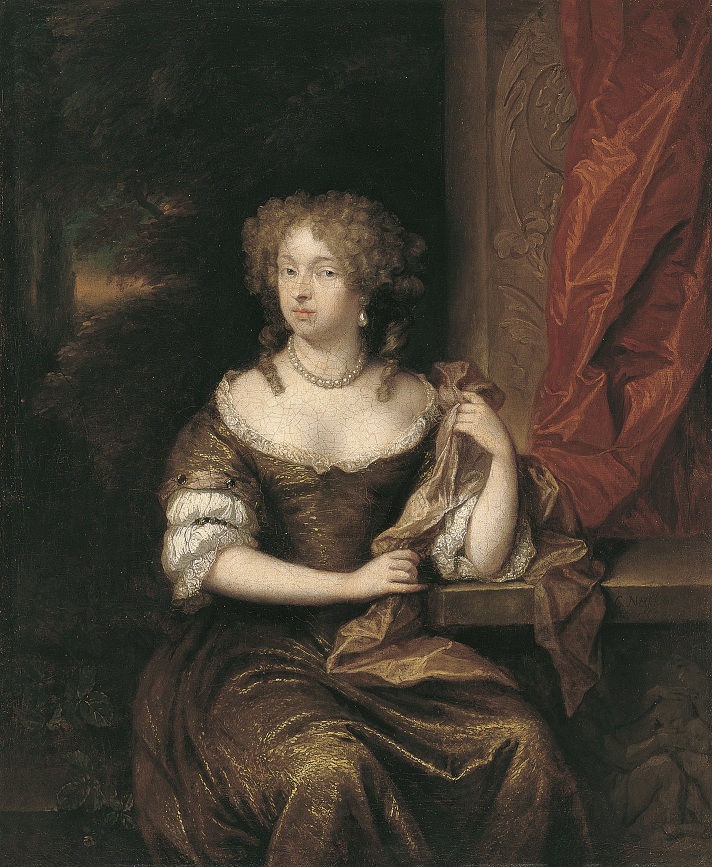 Portrait of a Lady. Retrato de una dama, 1676