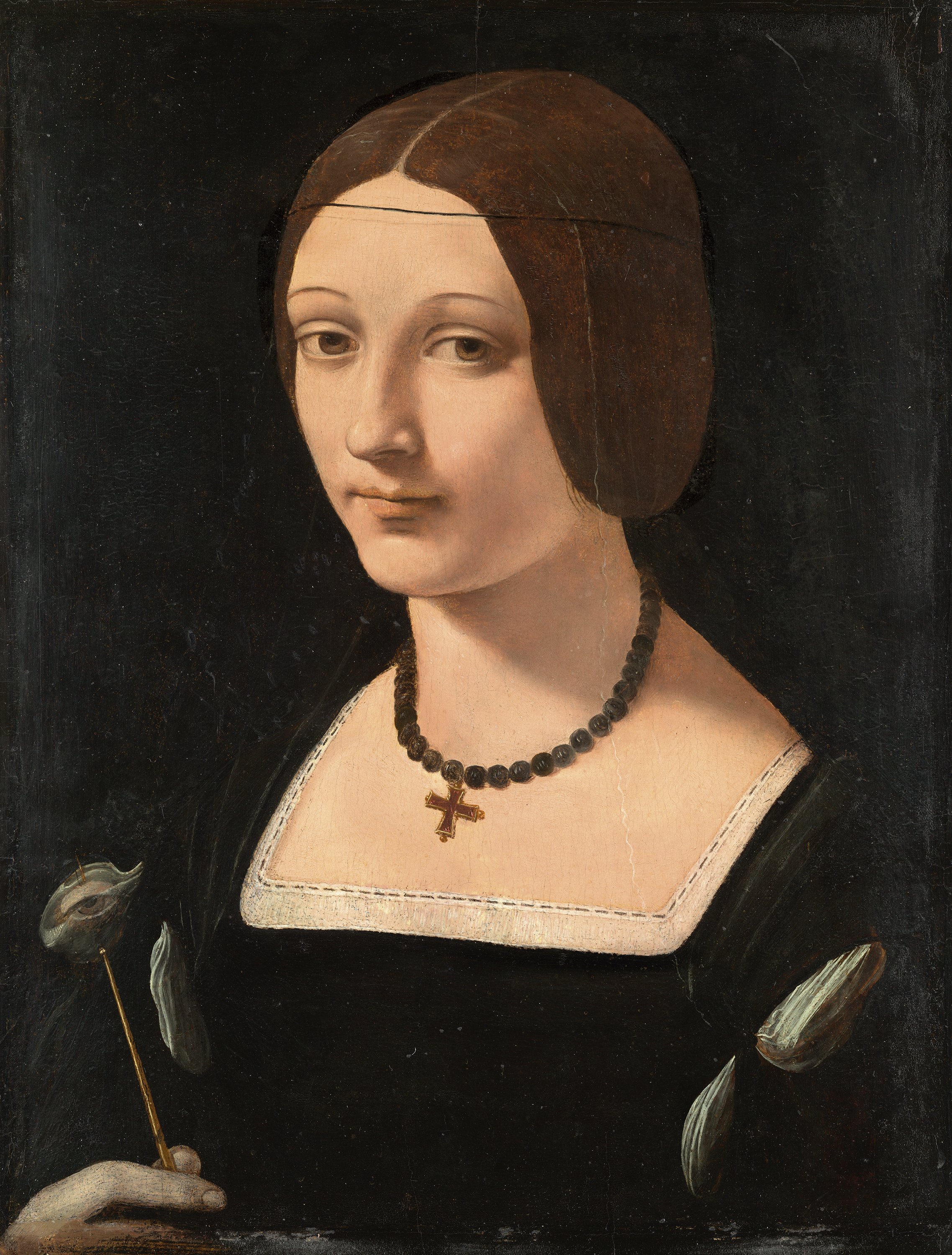 Retrato de una dama como santa Lucía. Giovanni Antonio Boltraffio