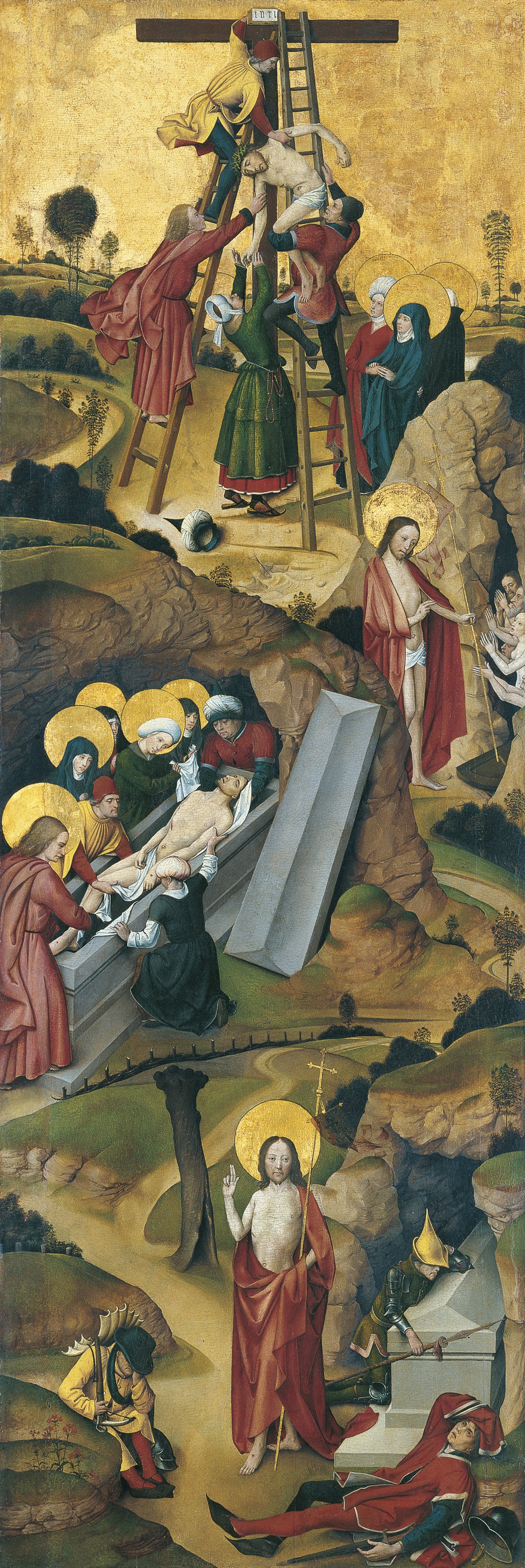 Four Scenes from the Passion. Cuatro escenas de la Pasión, c. 1495-1500