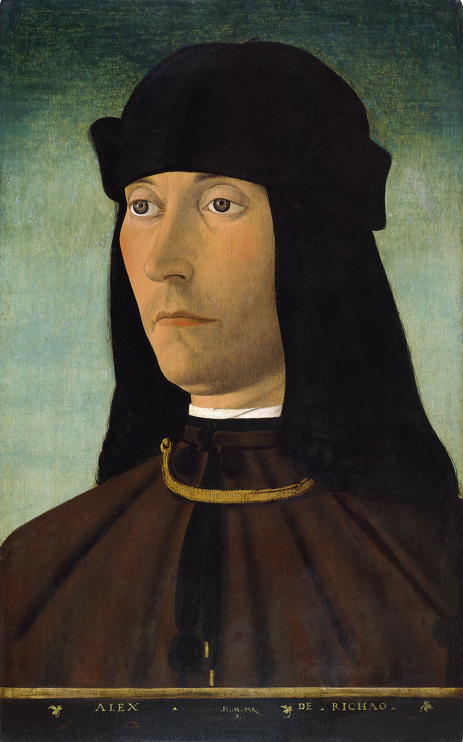 Portrait of Alessandro de Richao . Retrato de Alessandro de Richao, después de 1491