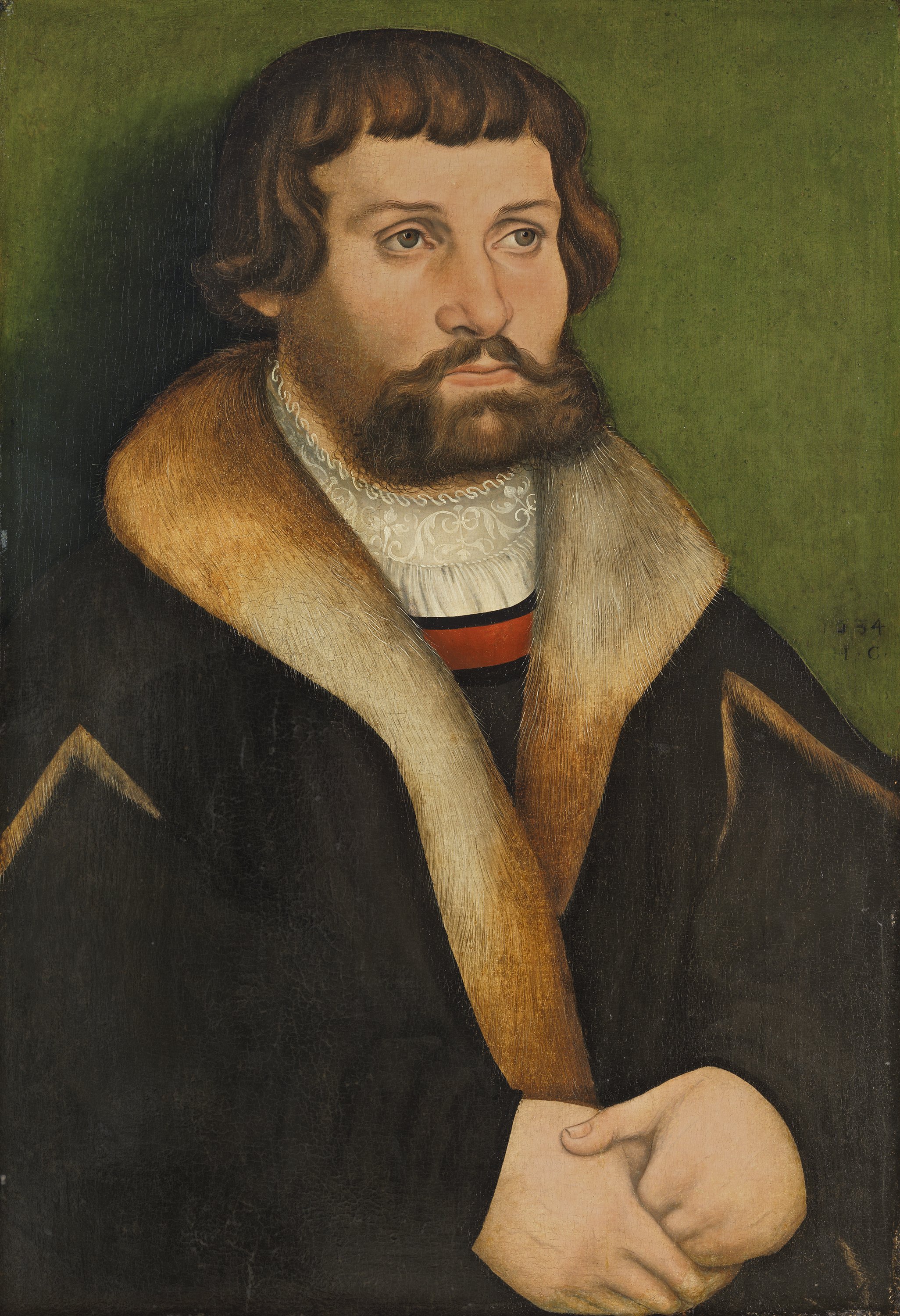 Retrato de un hombre barbado. Hans Cranach