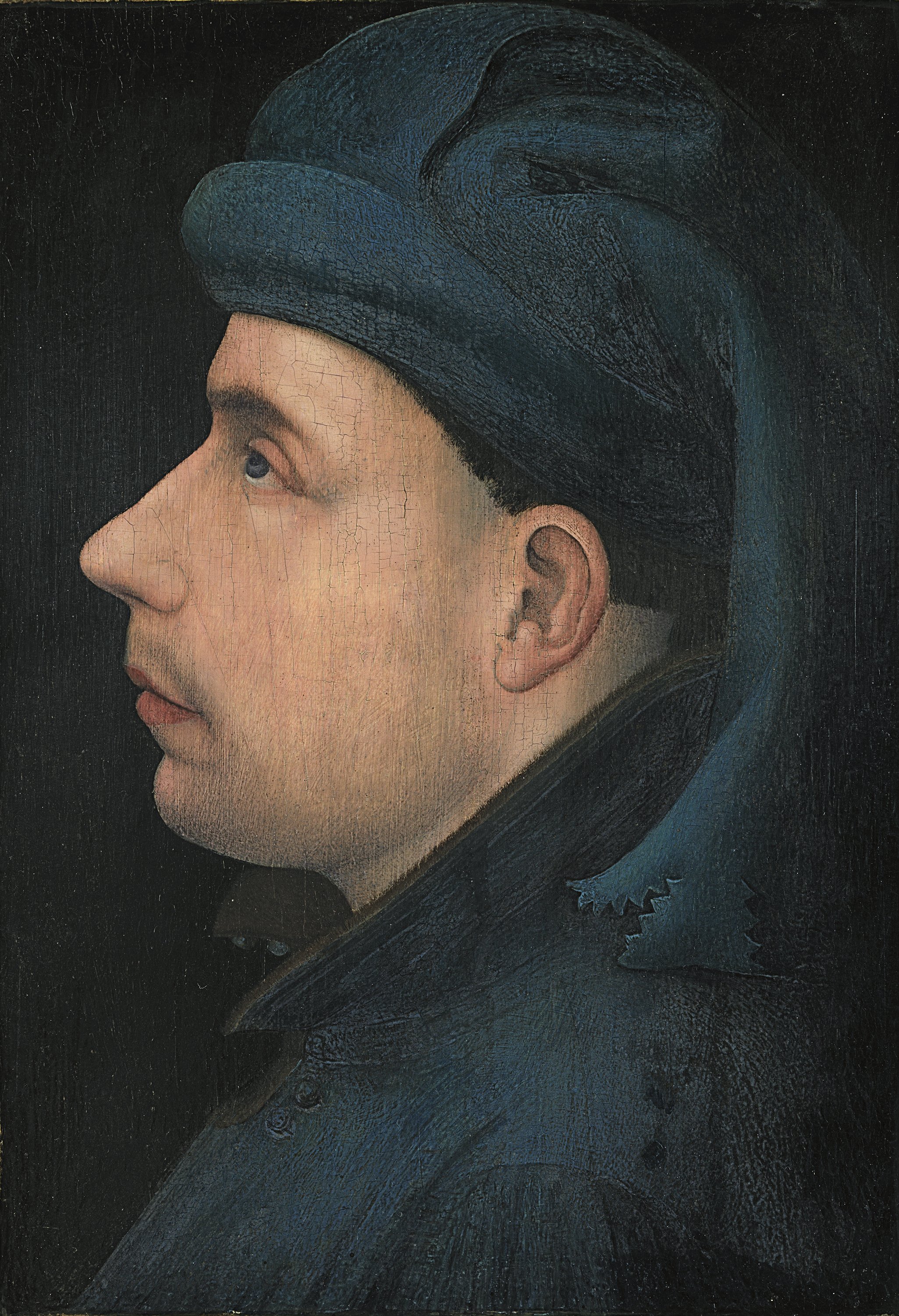 Retrato póstumo de Wenceslao de Luxemburgo, duque de Brabante. Anónimo FRANCO-FLAMENCO