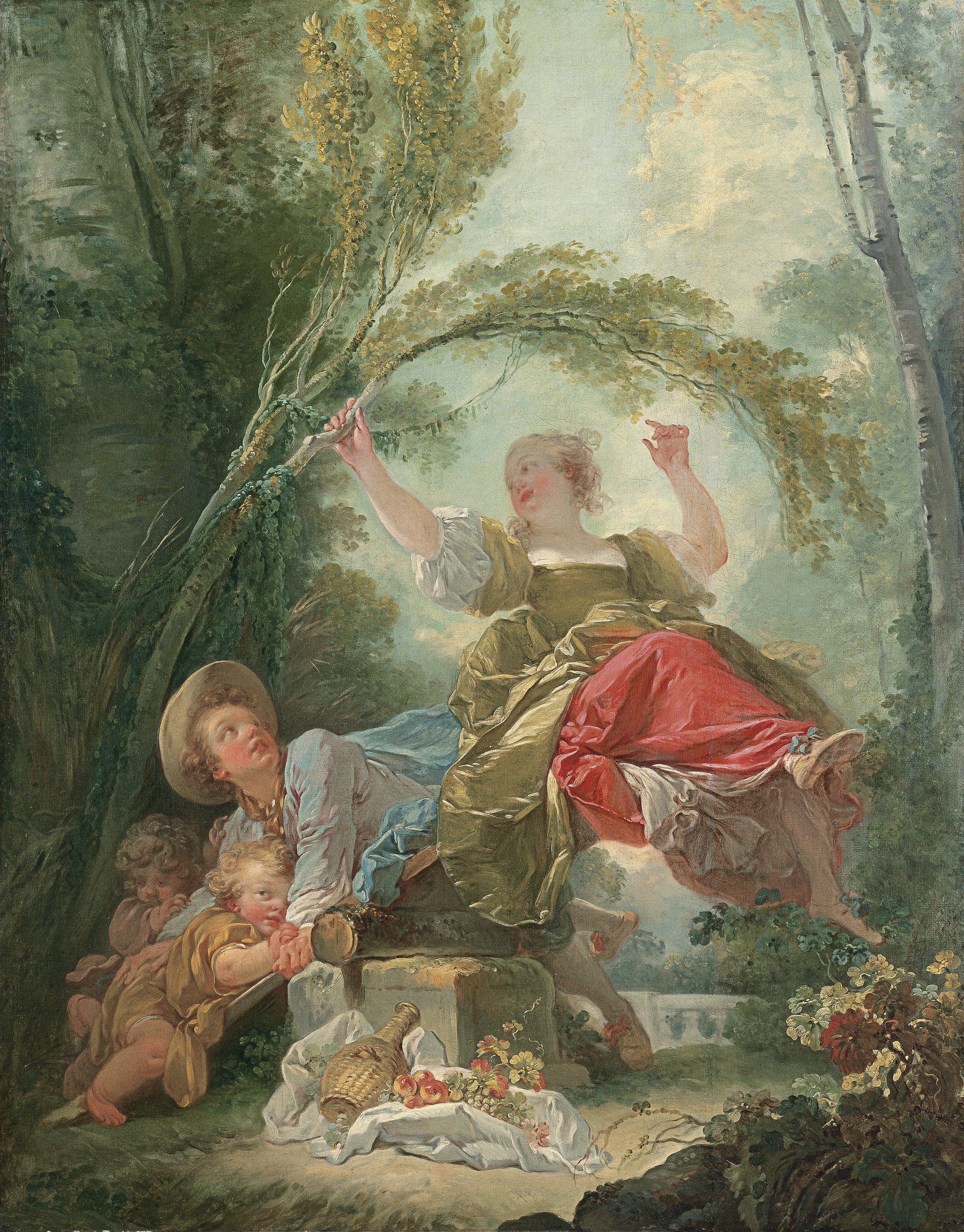 El columpio. Jean-Honoré Fragonard