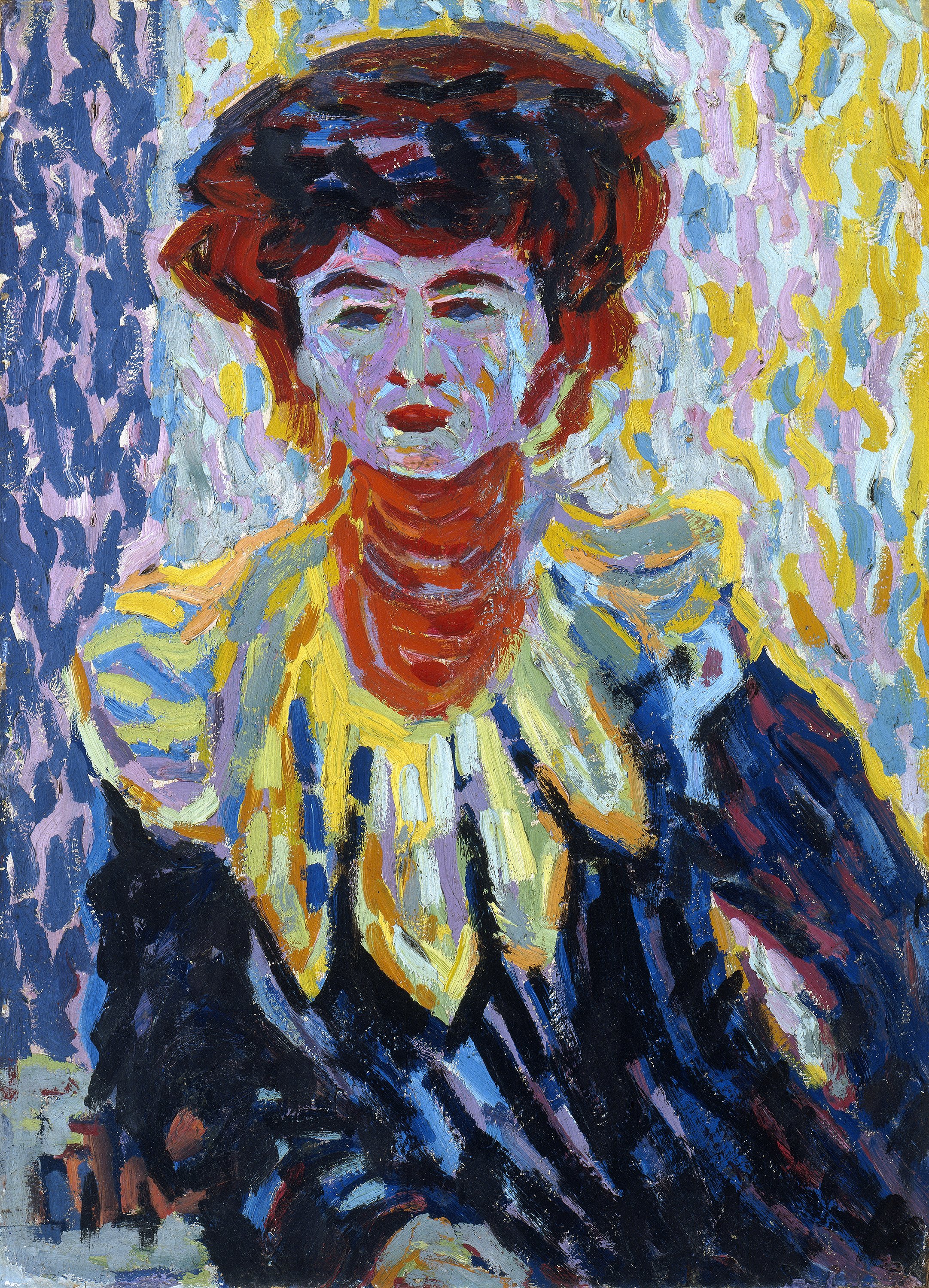 Doris con cuello alto. Ernst Ludwig Kirchner
