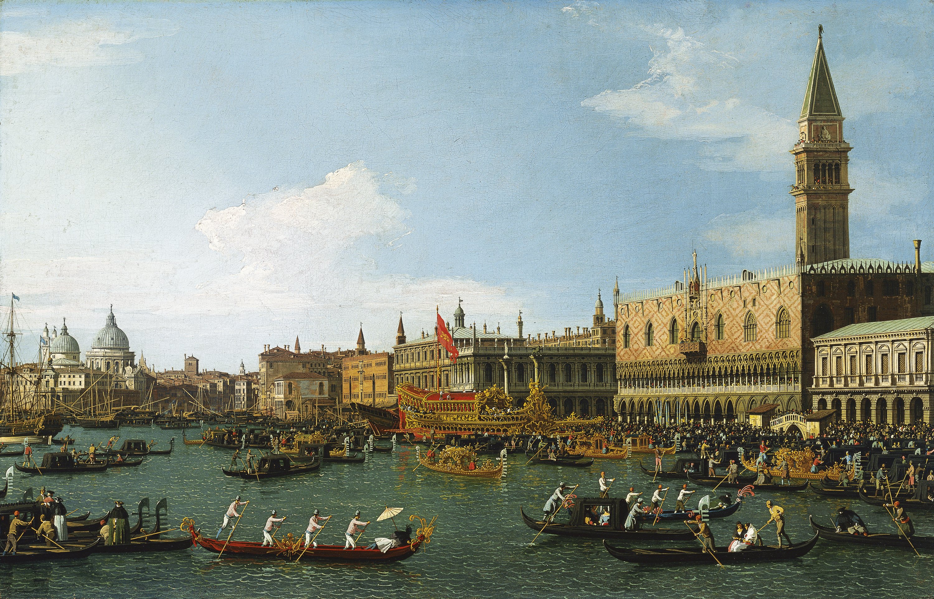 Il Bucintoro. Canaletto (Giovanni Antonio  Canal)