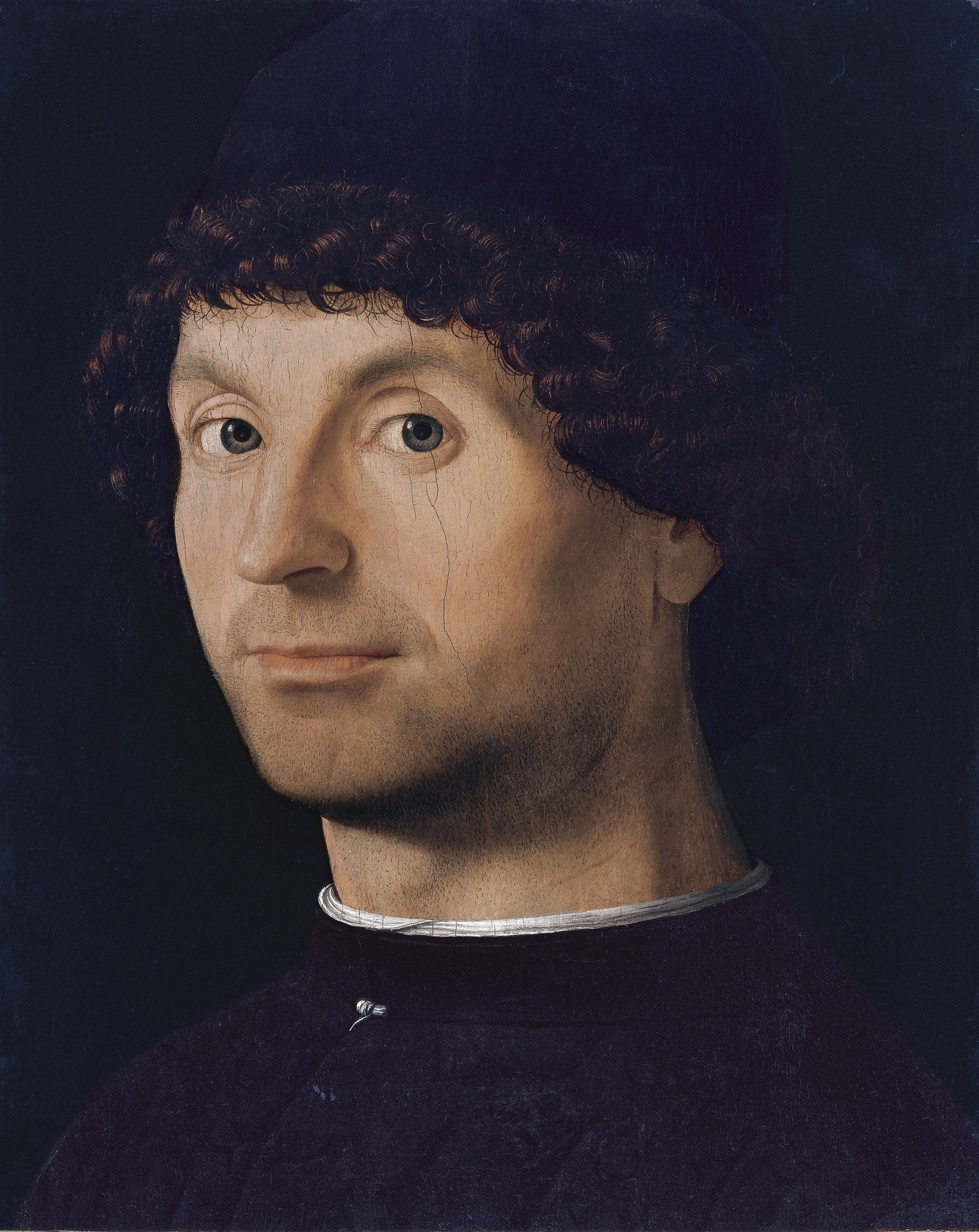 Retrato de un hombre. Antonello DA MESSINA (Antonello di Giovanni degli Antonii)