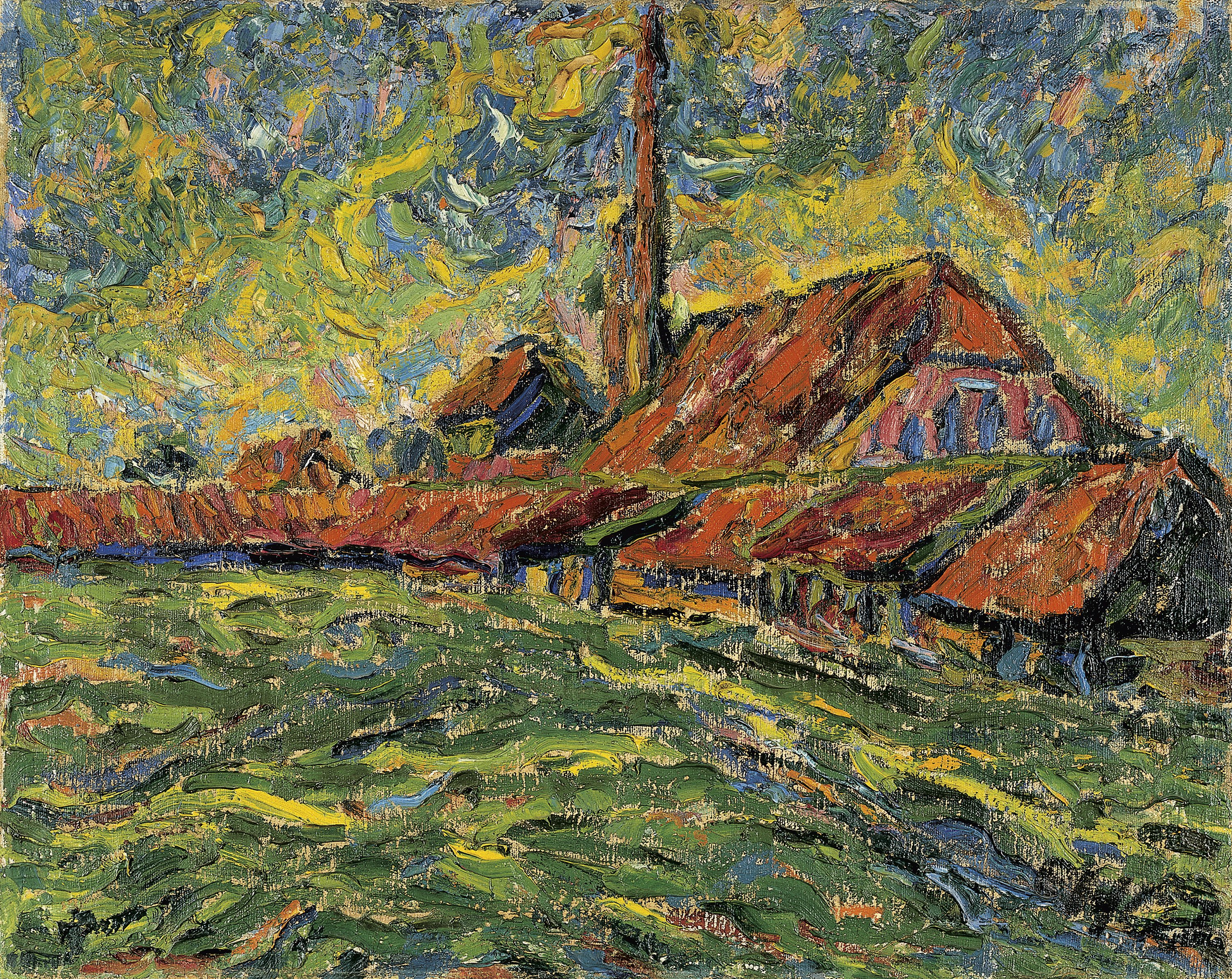 Fábrica de ladrillos. Erich Heckel