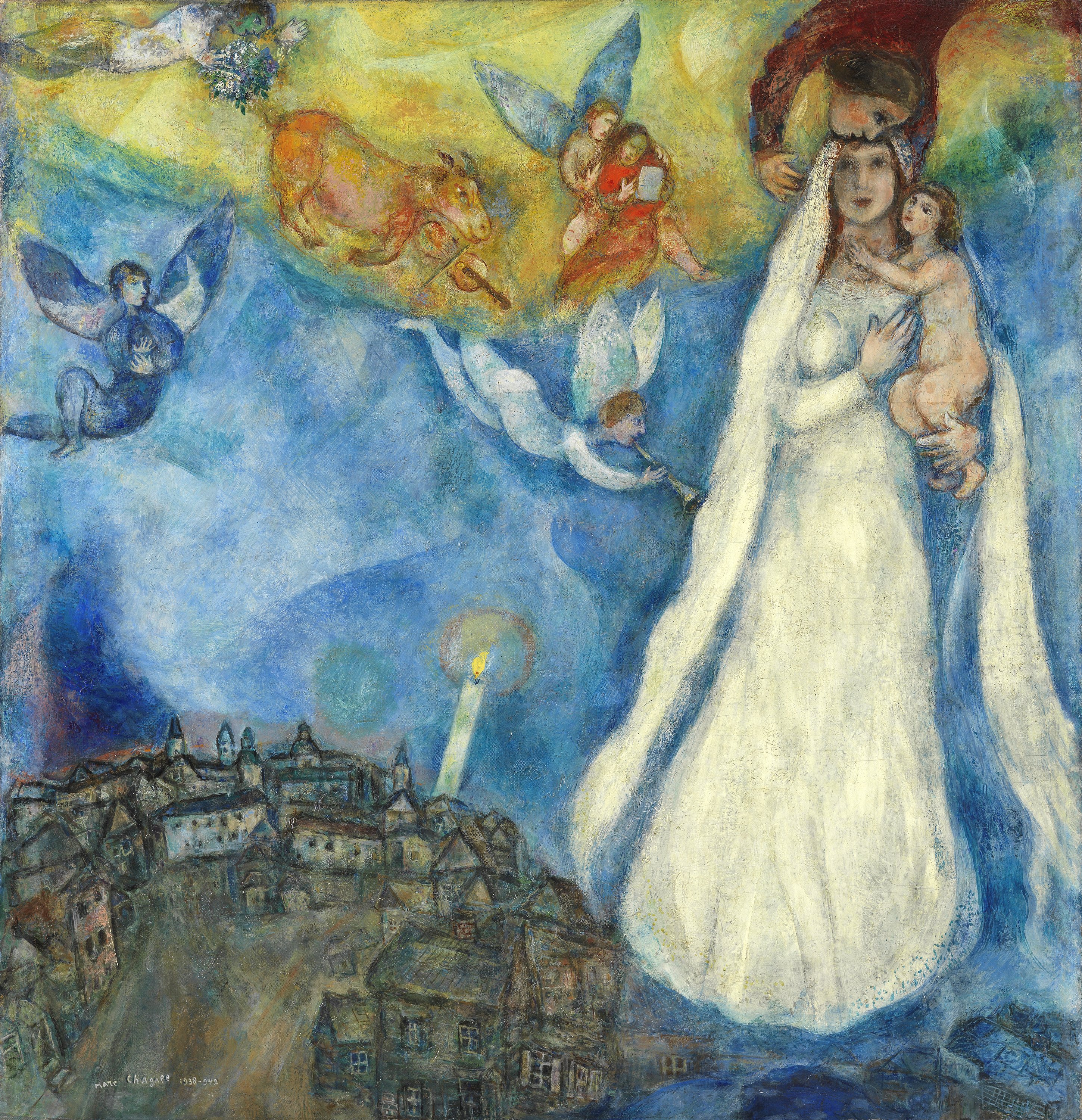 La Virgen de la aldea. Marc (Moses Shagal) Chagall