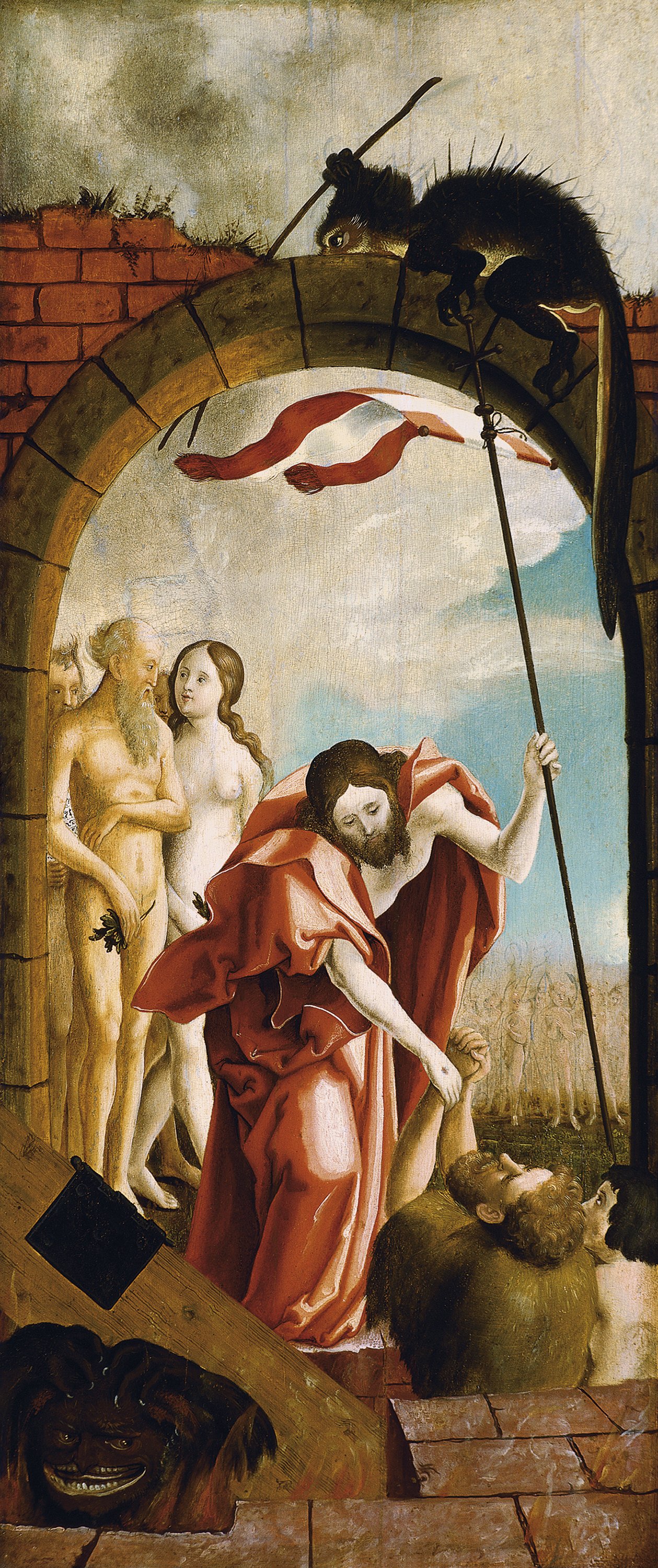 Cristo en el Limbo. Anónimo ALEMÁN activo c. 1520