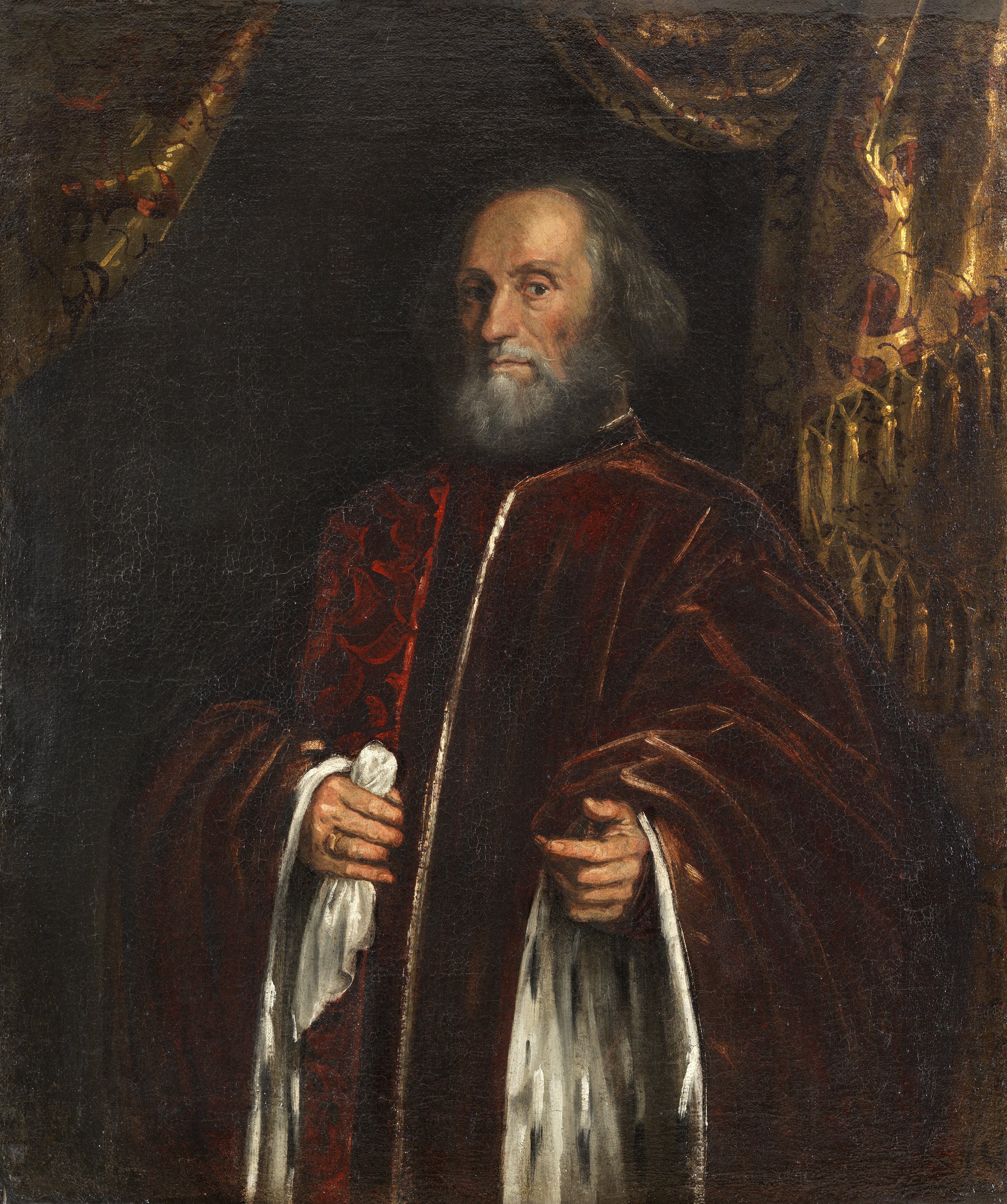 Retrato de un senador. Tintoretto (Jacopo Robusti)