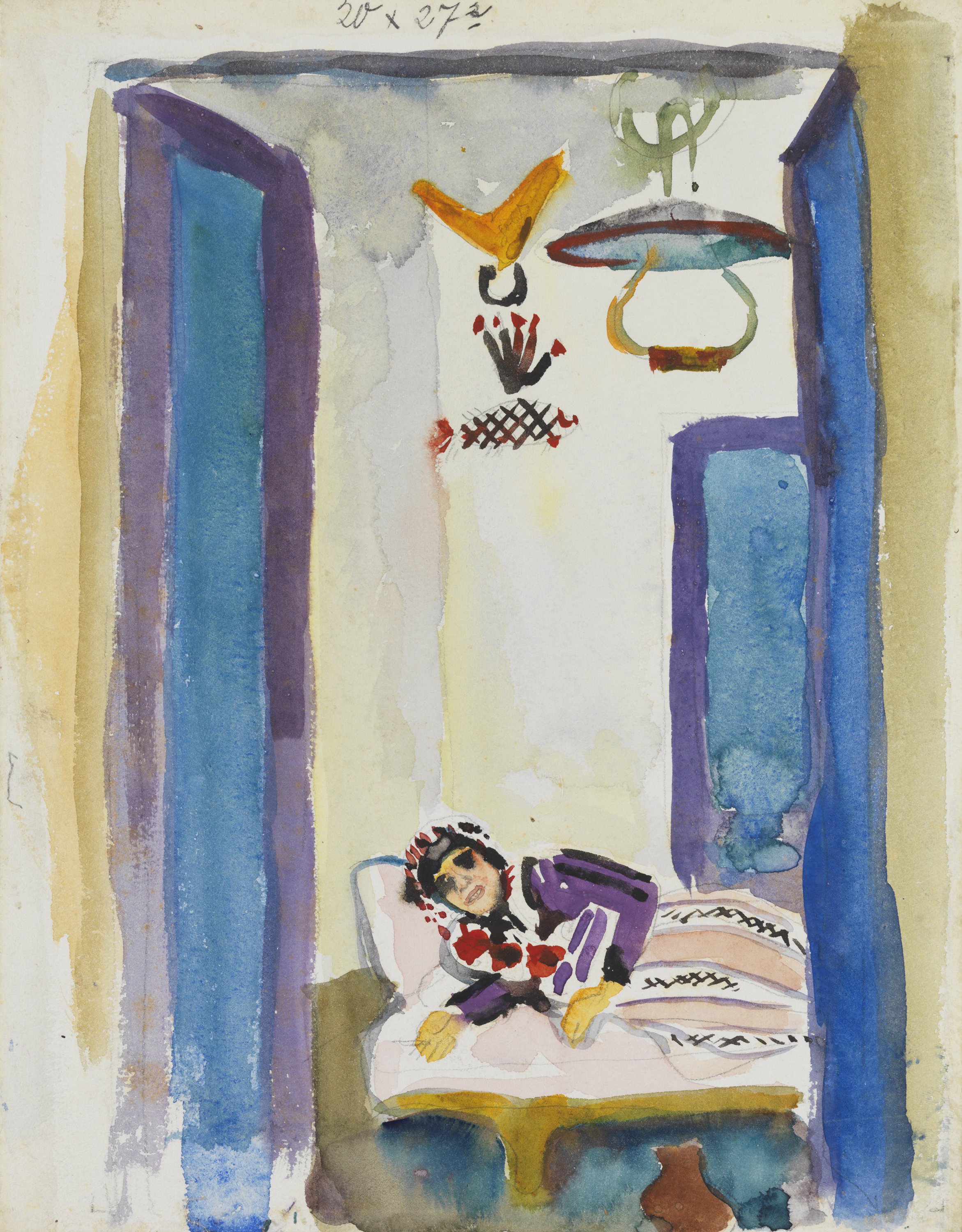 Woman on a Divan. Mujer en un diván, 1914