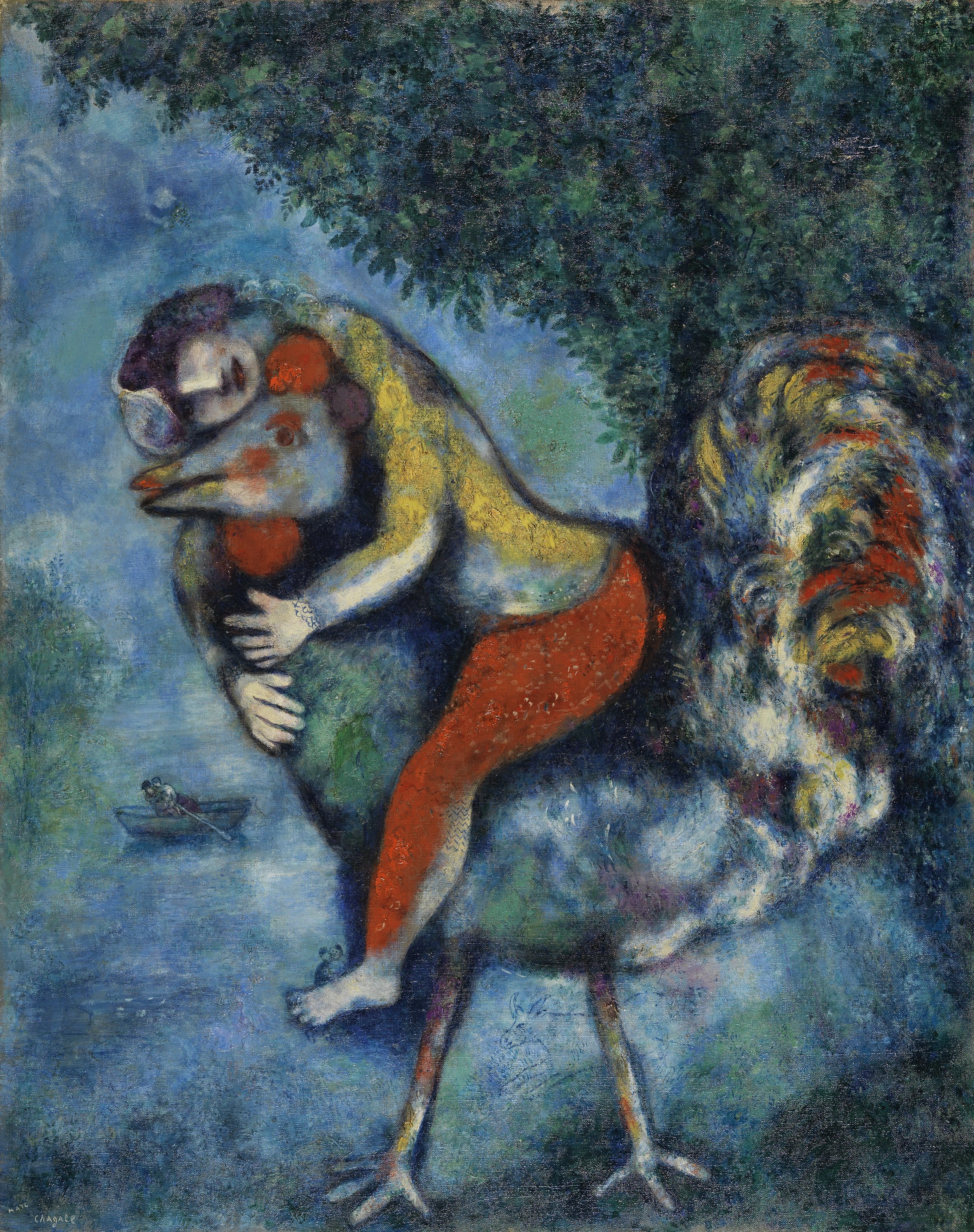 El gallo. Marc (Moses Shagal) Chagall