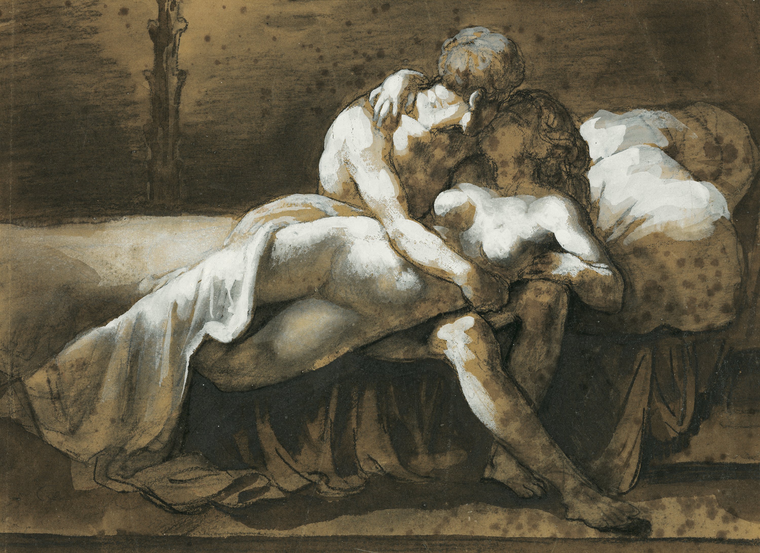 El beso. Theodore  Géricault