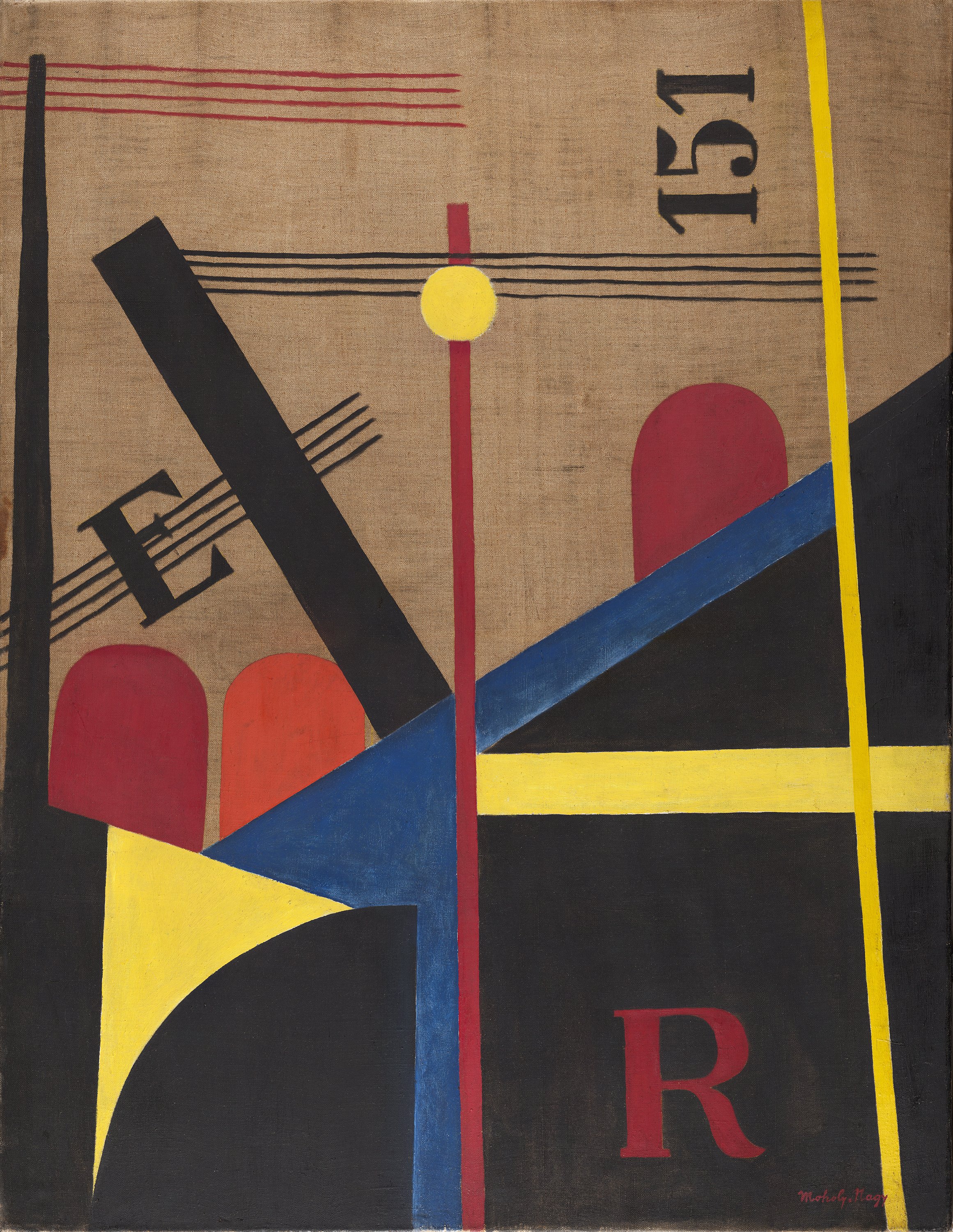 Gran pintura del ferrocarril. László Moholy-nagy