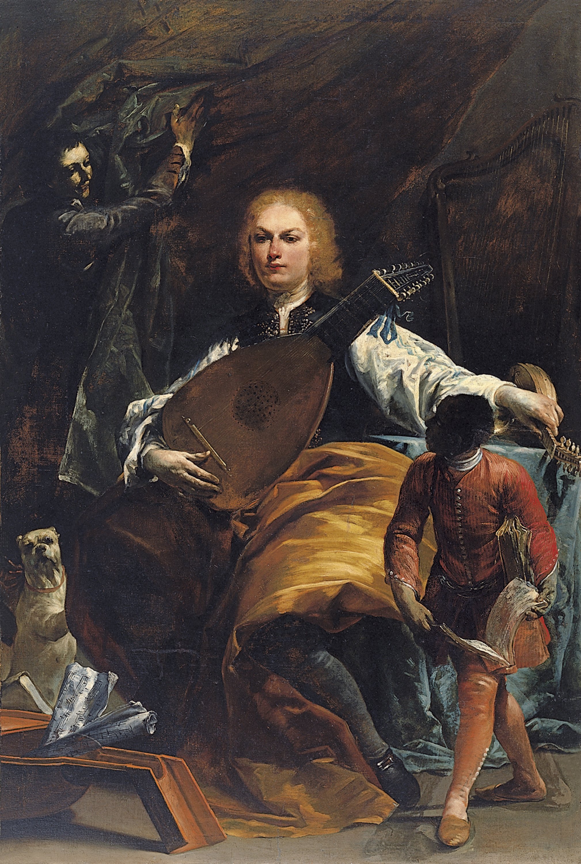 Portrait of Count Fulvio Grati. Retrato del Conde Fulvio Grati, c. 1720-1723