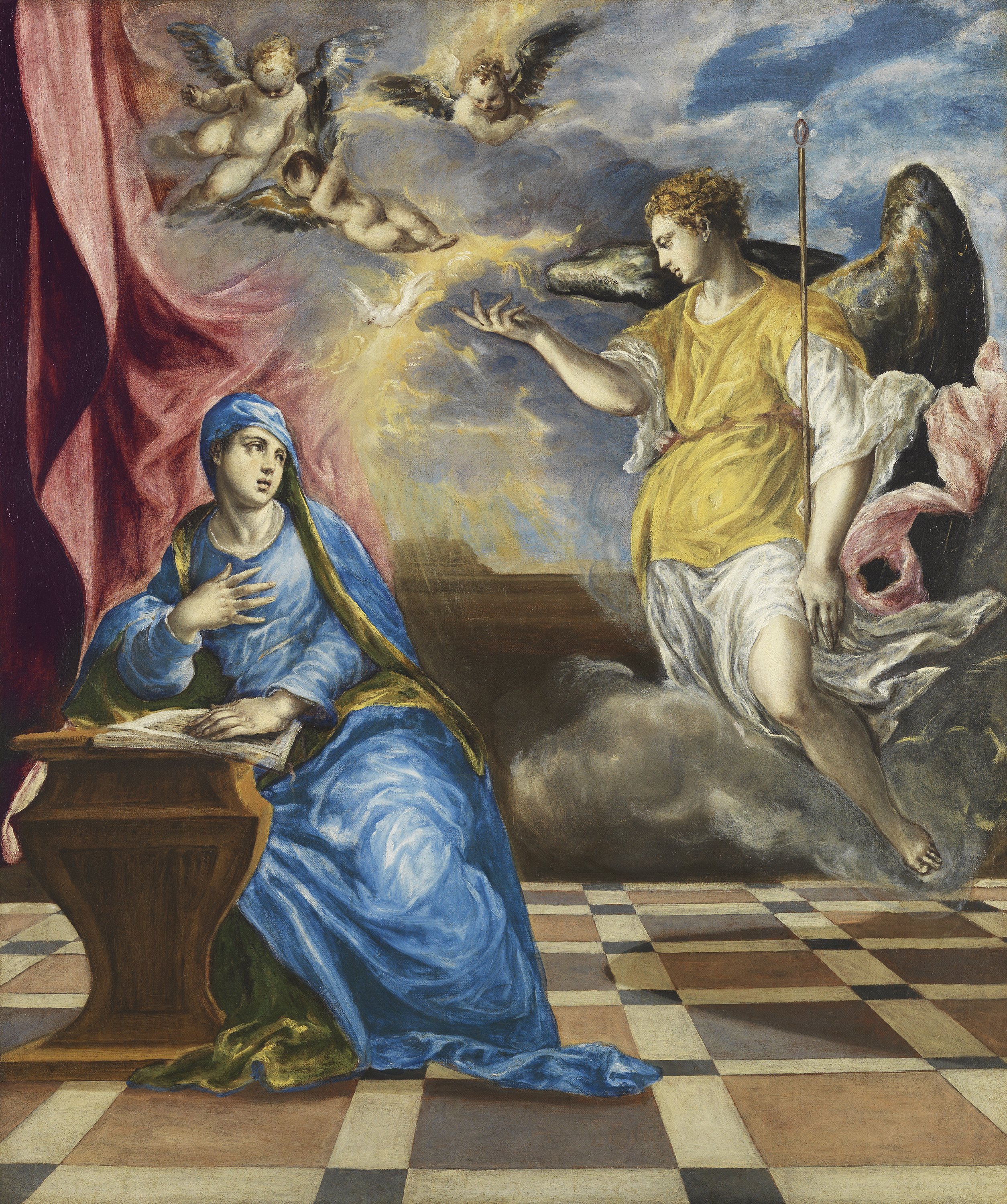 The Annunciation. La Anunciación, c. 1576