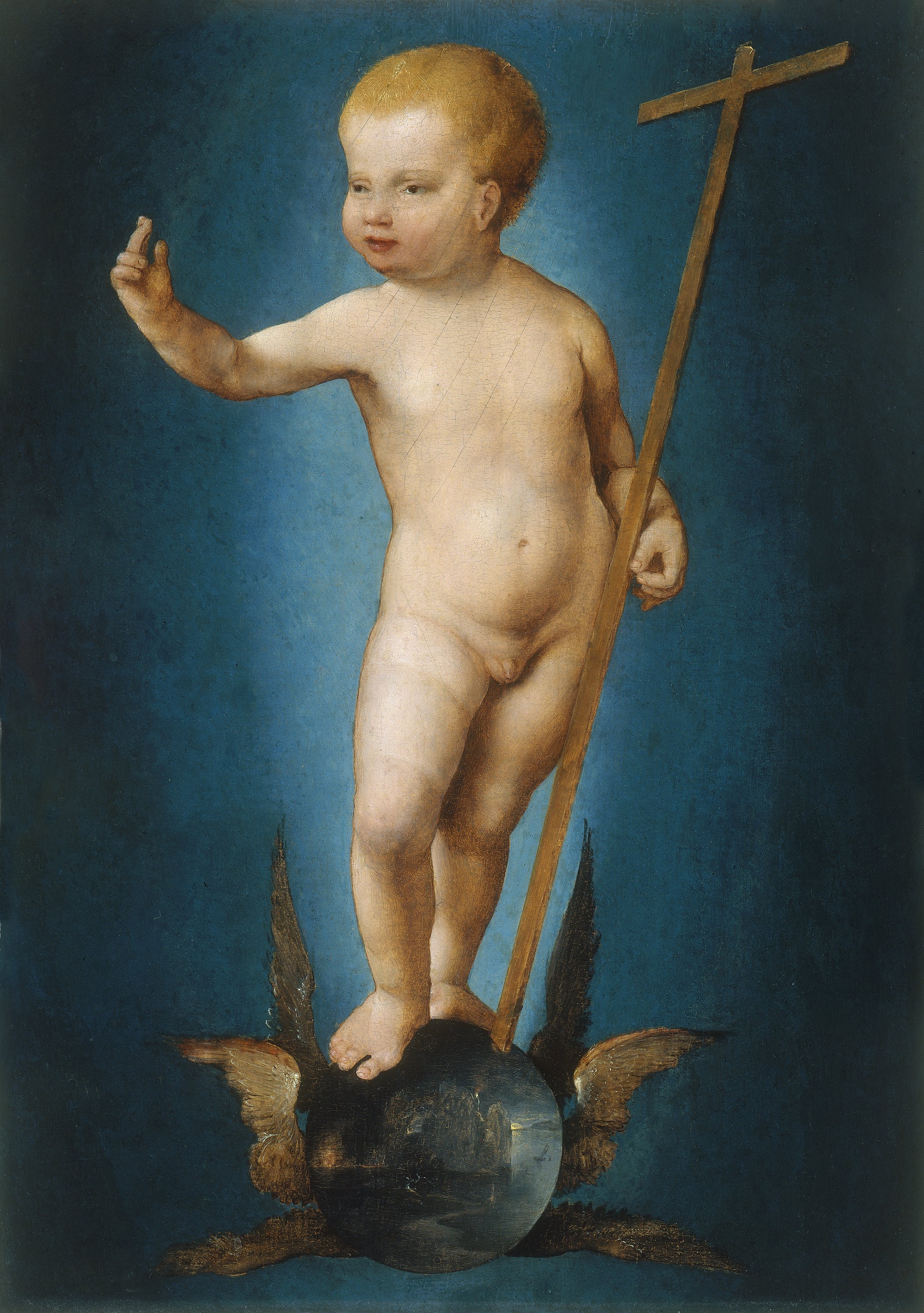 The Infant Christ on the Orb of the World. Niño de la Pasión sobre la bola del mundo, c. 1530