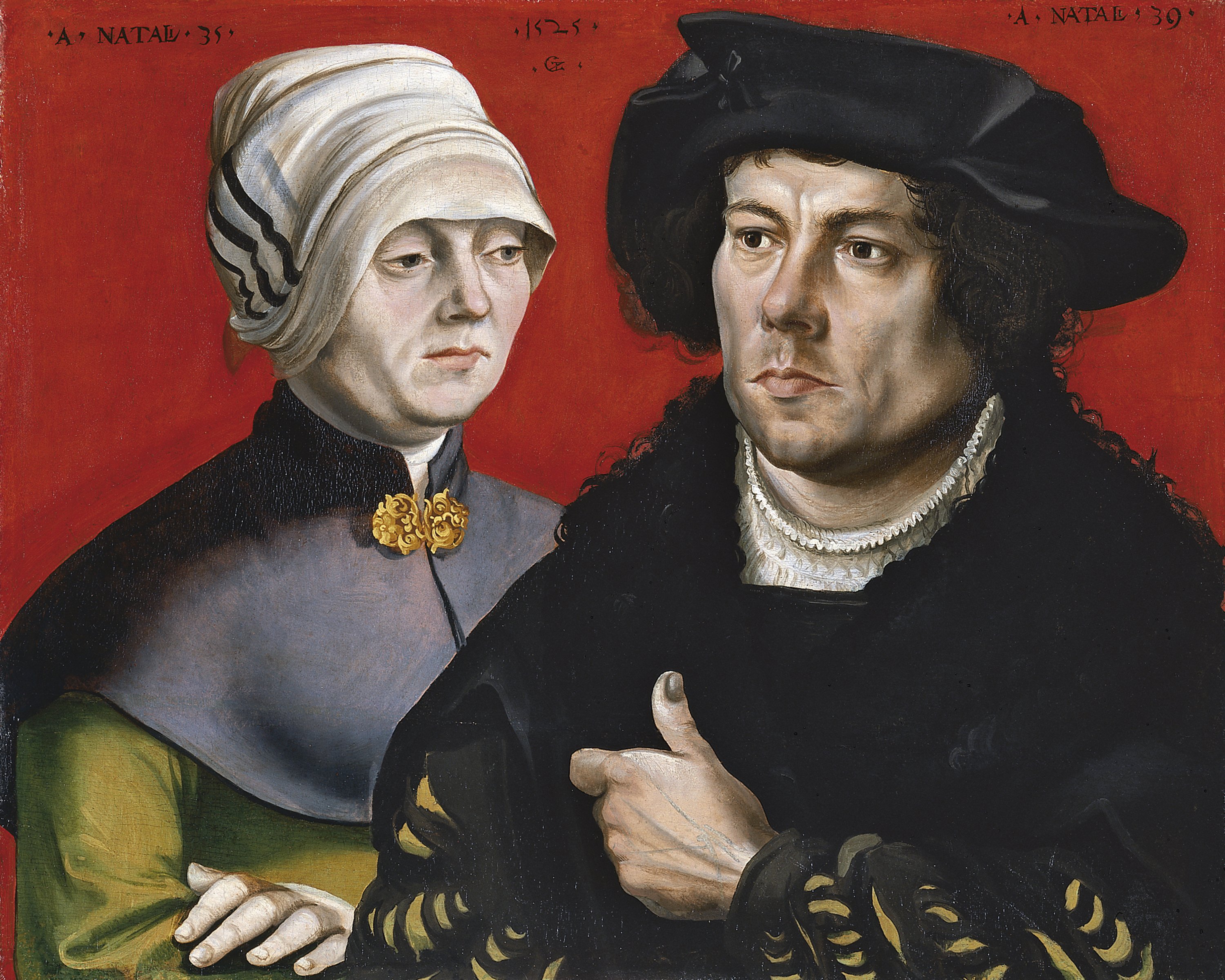 Portrait of a married Couple. Retrato de un matrimonio, 1525