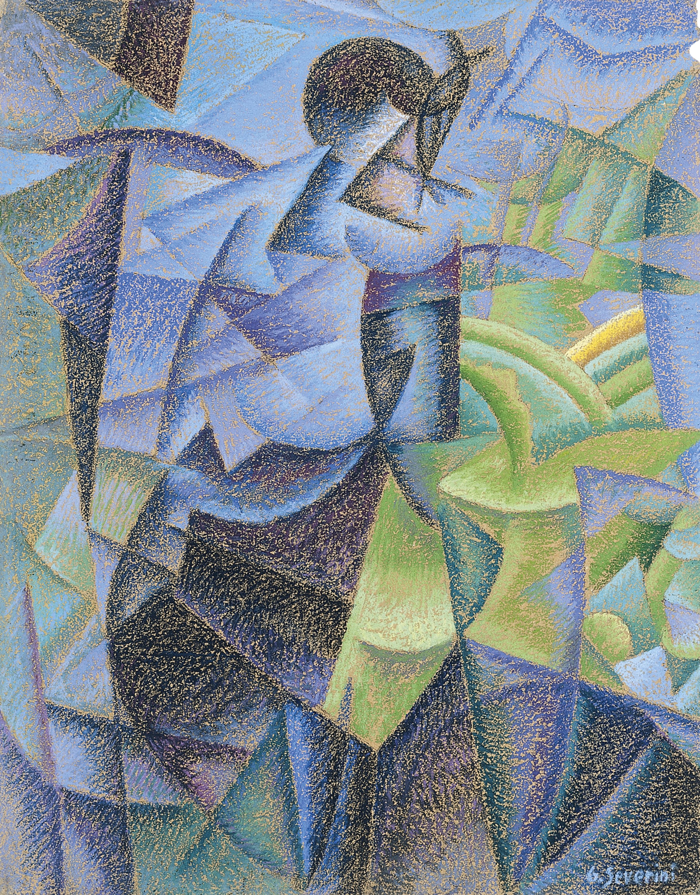 Mujer en la ventana. Gino Severini