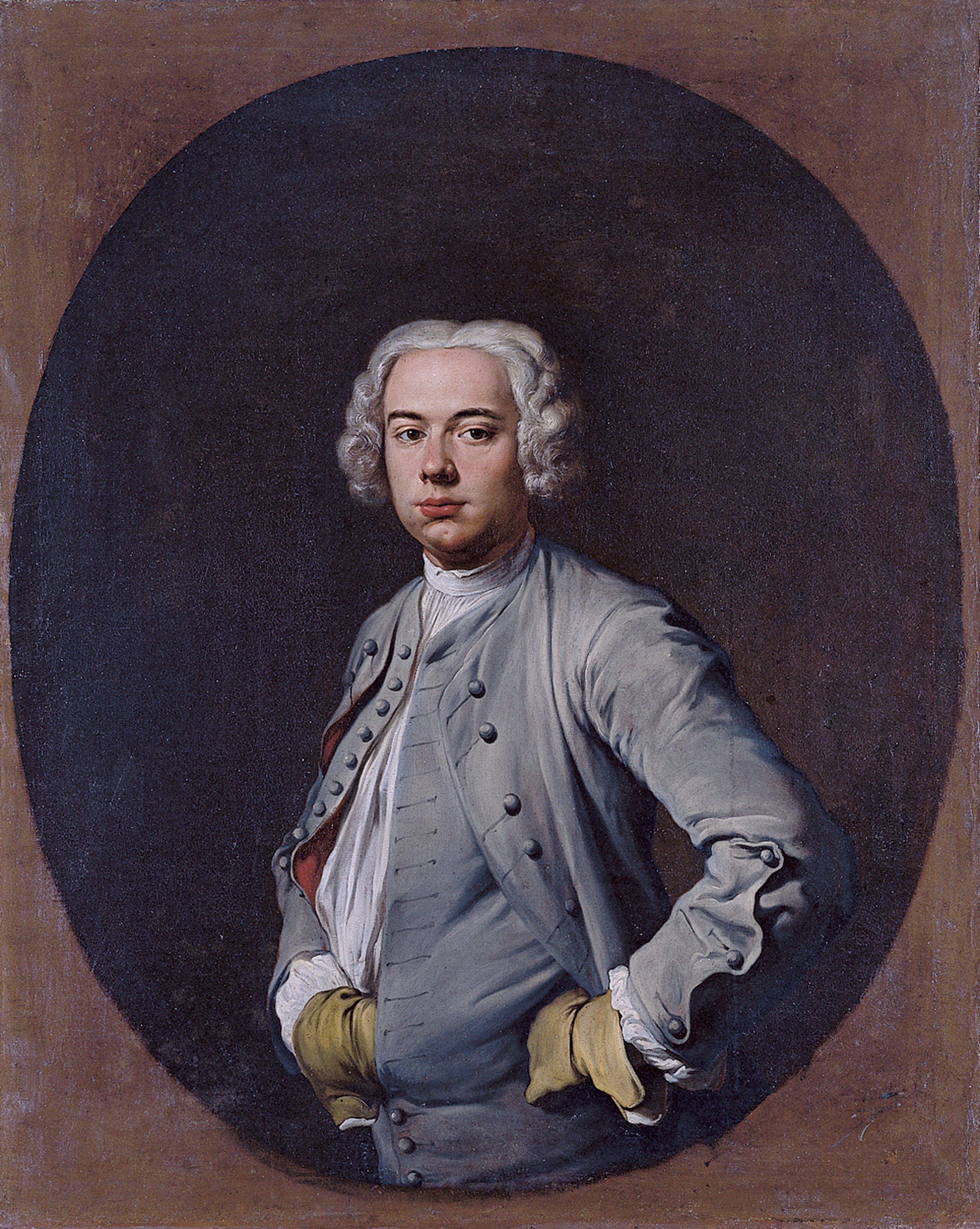 Portrait of a Man. Retrato de un hombre, c. 1740-1742
