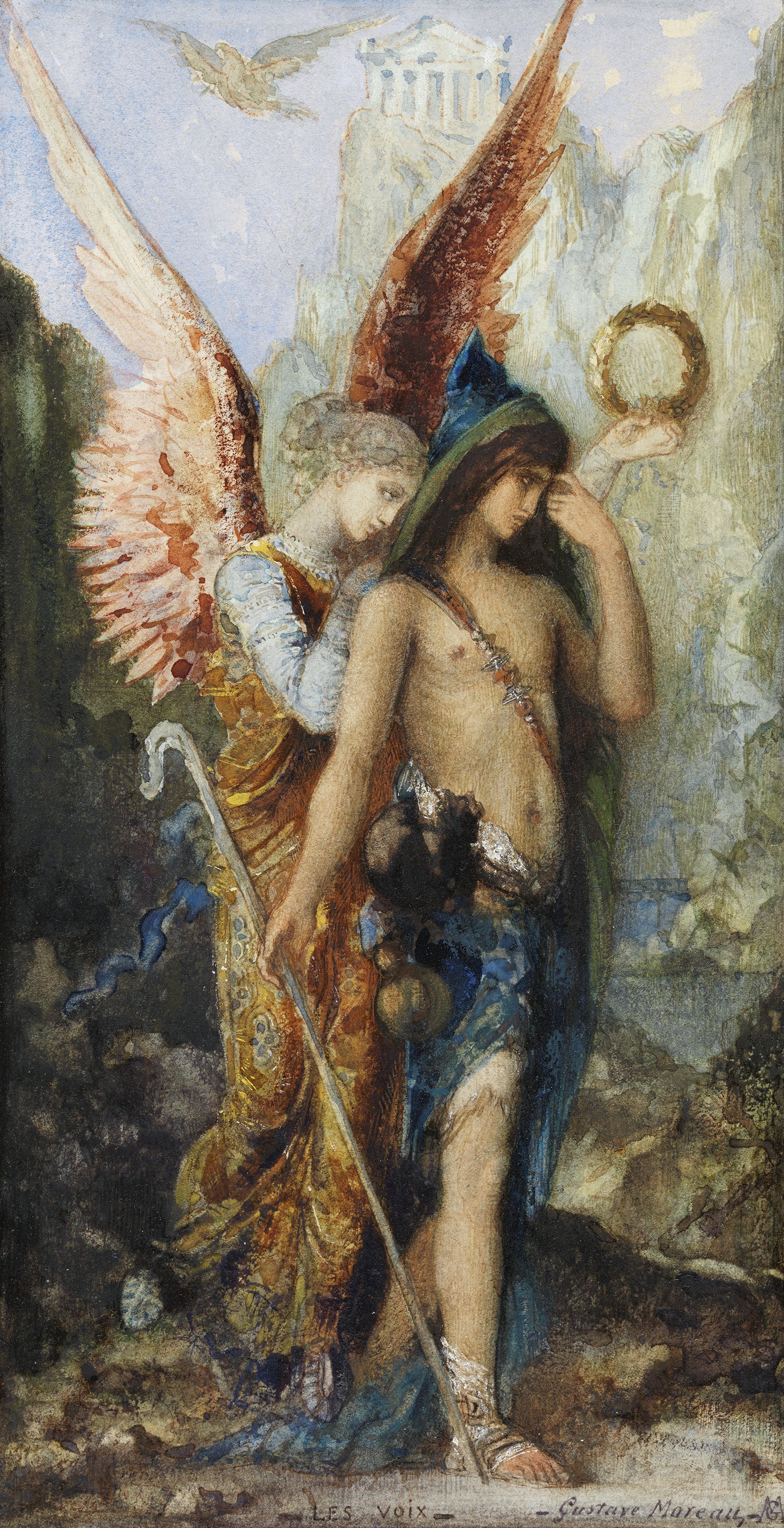 Las voces. Gustave Moreau