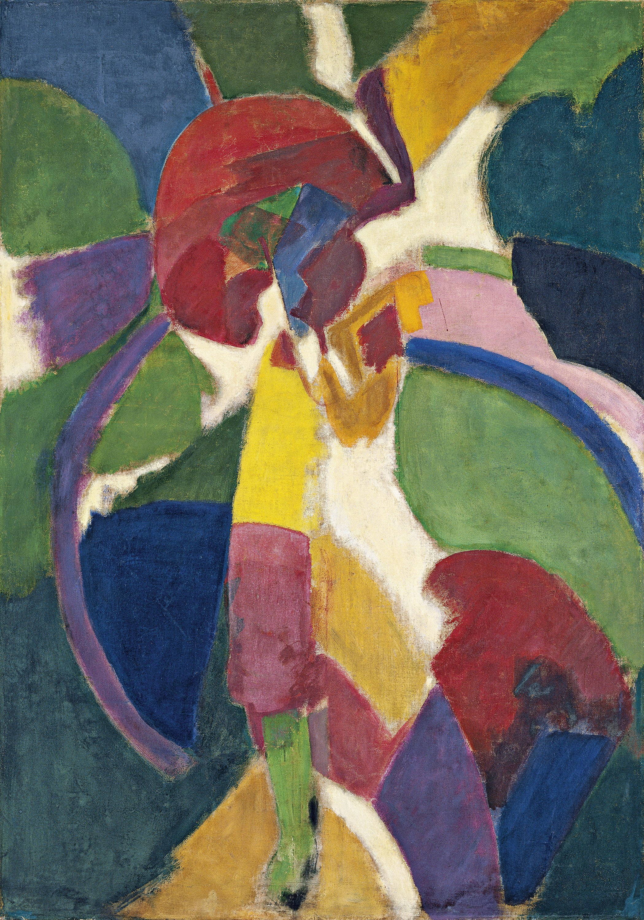 Mujer con sombrilla. Robert Delaunay