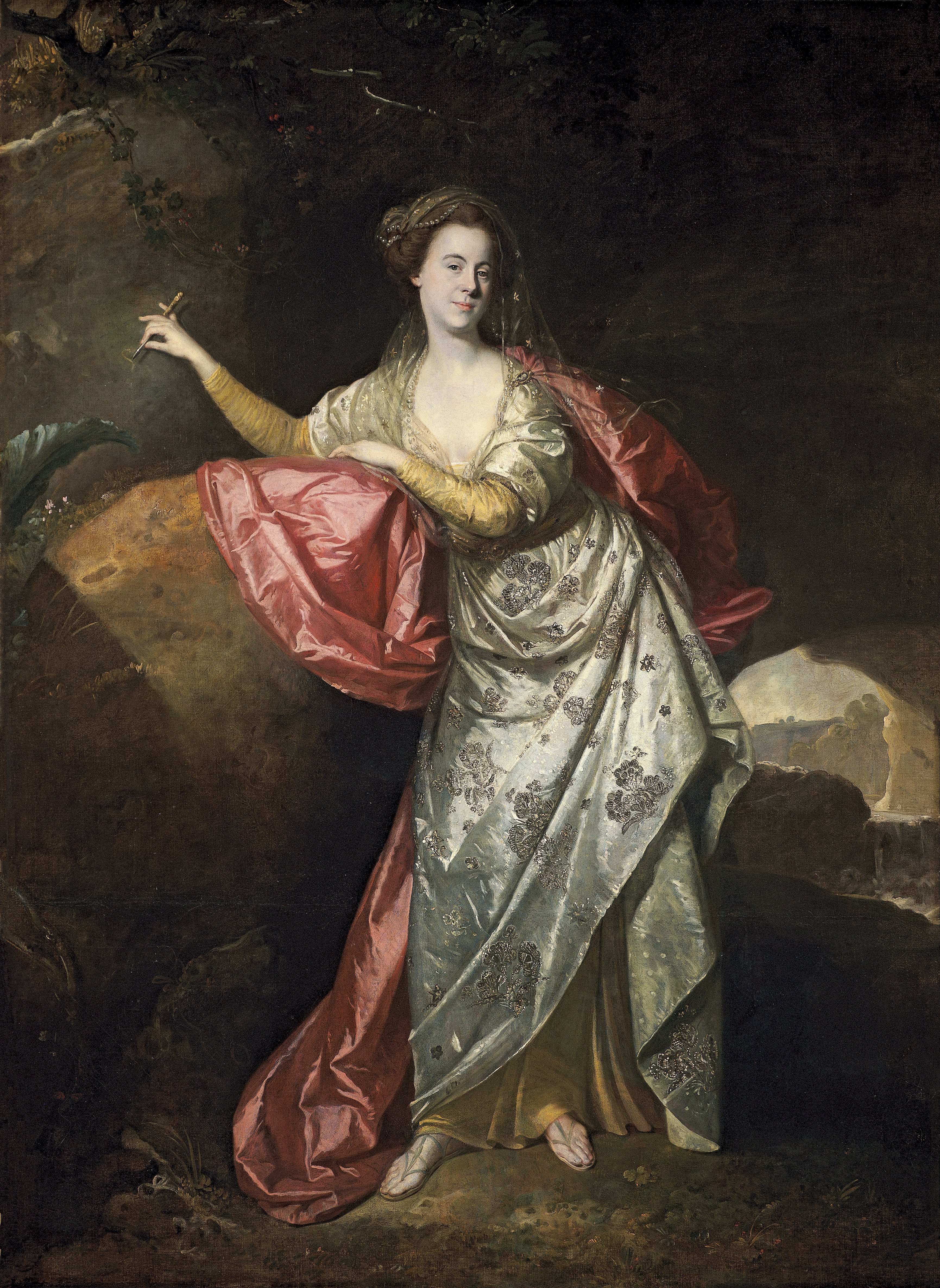 Retrato de Ann Brown en el papel de Miranda (?). Johann Zoffany