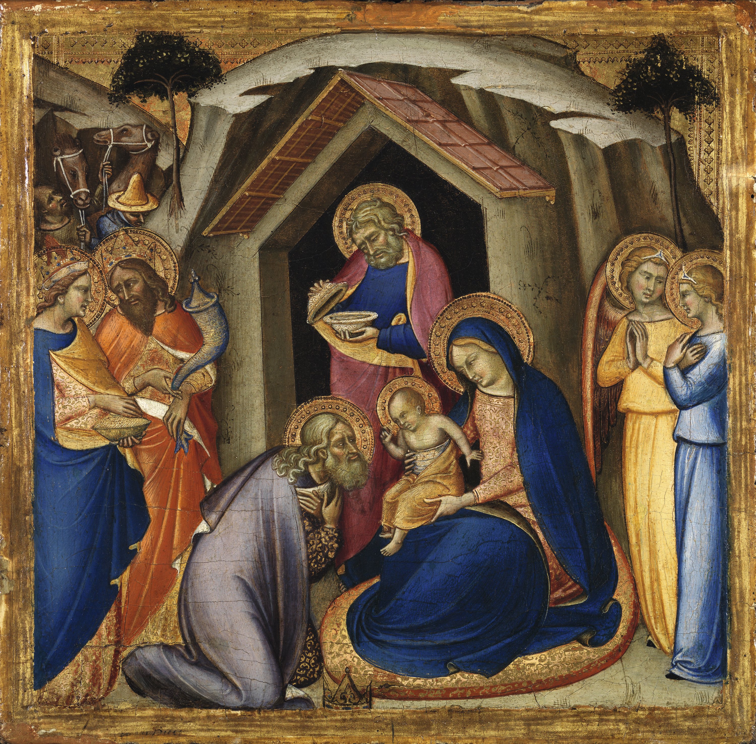 The Adoration of the Magi. La Adoración de los Reyes, c. 1360-1365