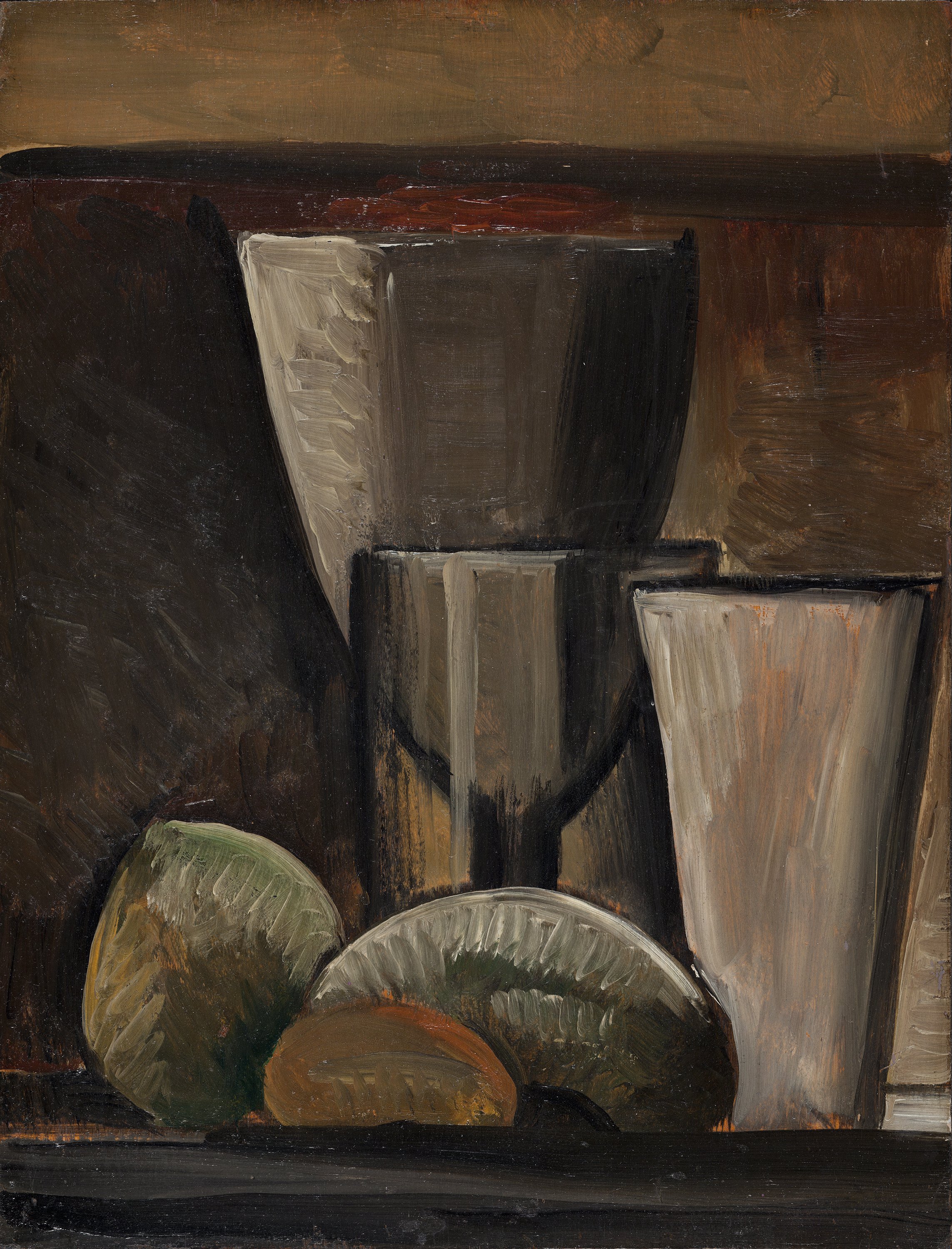 Vasos y frutas. Pablo (Pablo Ruiz Picasso) Picasso