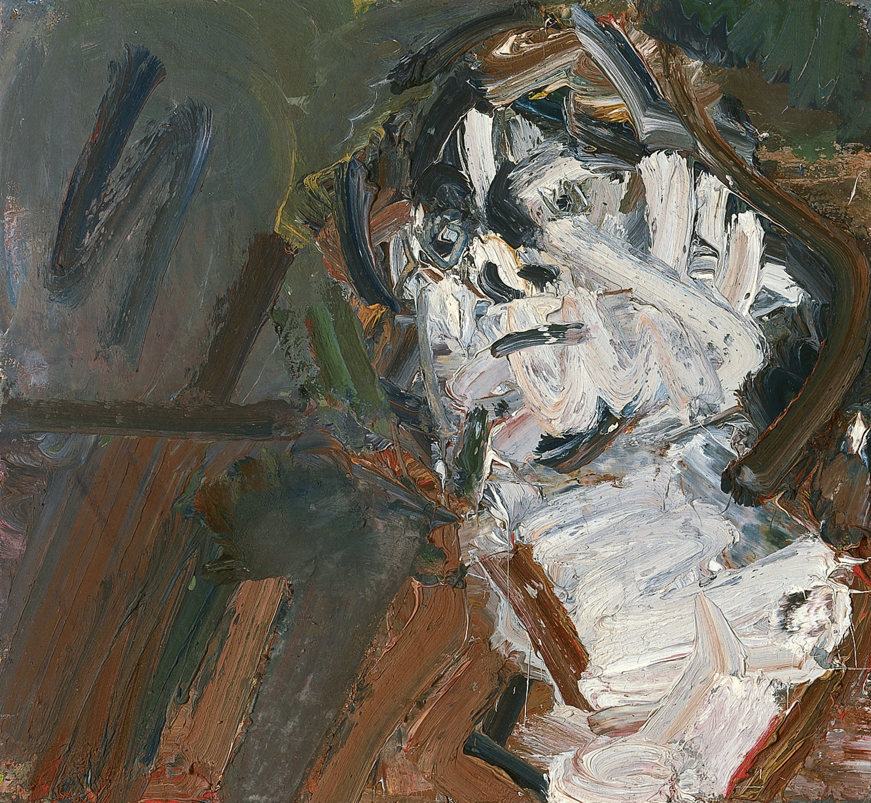 Cabeza de J. Y. M.. Frank Auerbach