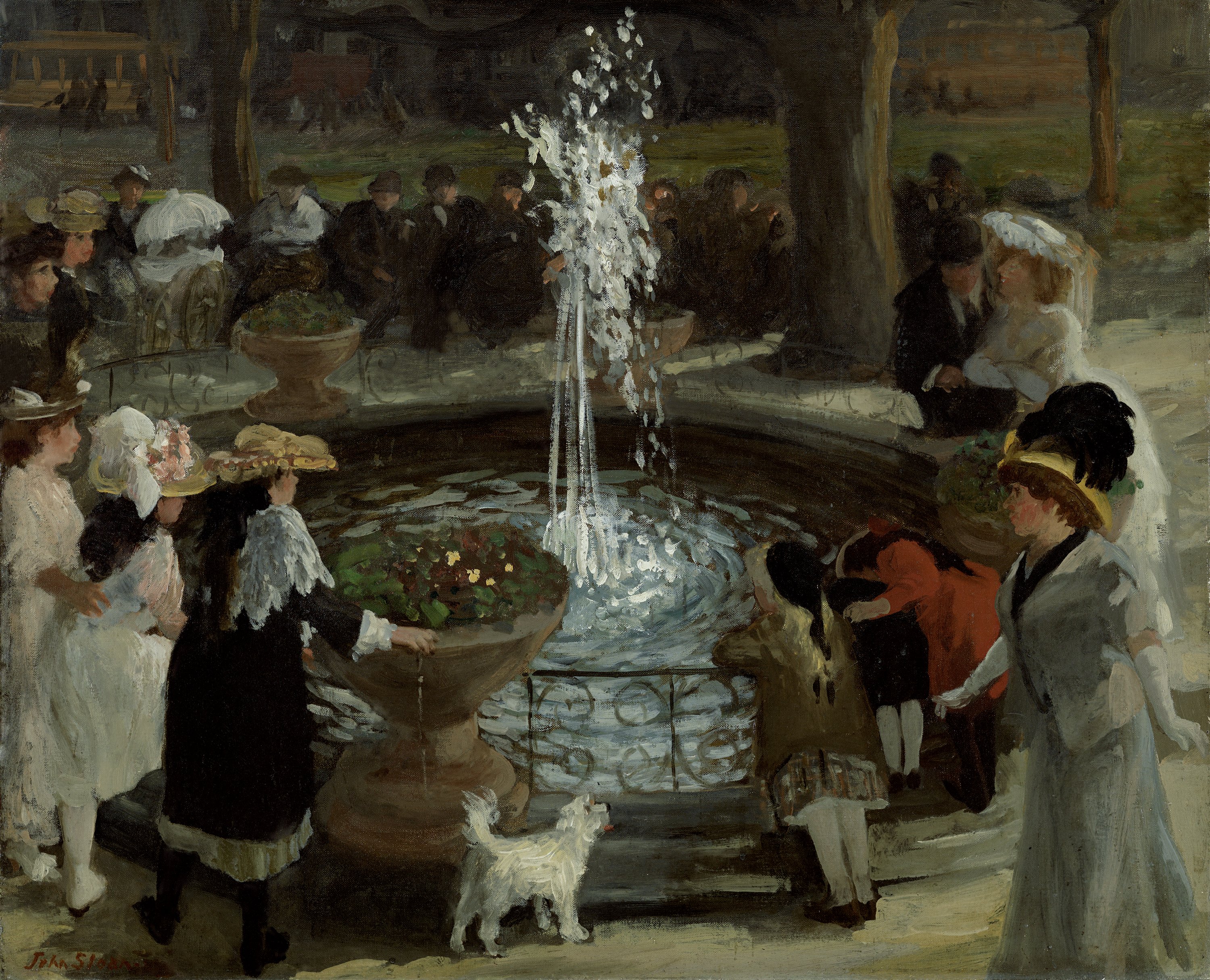 Throbbing Fountain, Madison Square. Surtidor en Madison Square, 1907