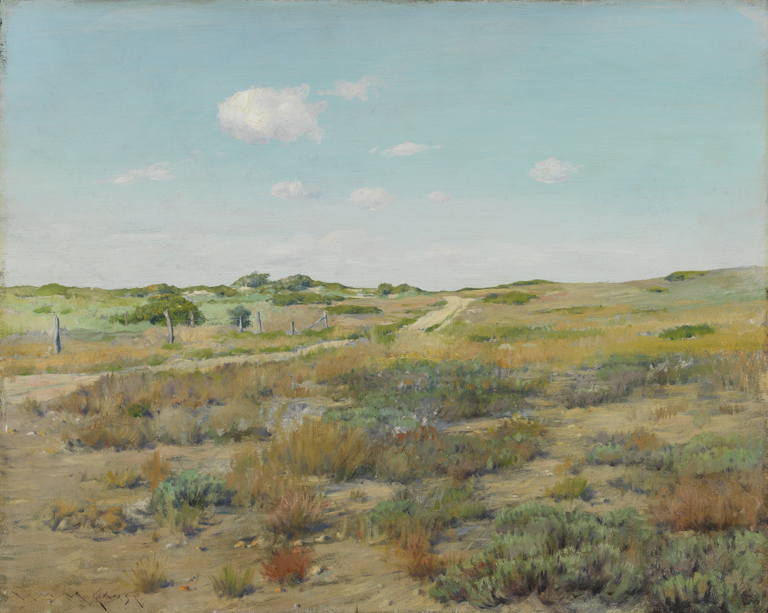 Las colinas de Shinnecock. William Merritt Chase