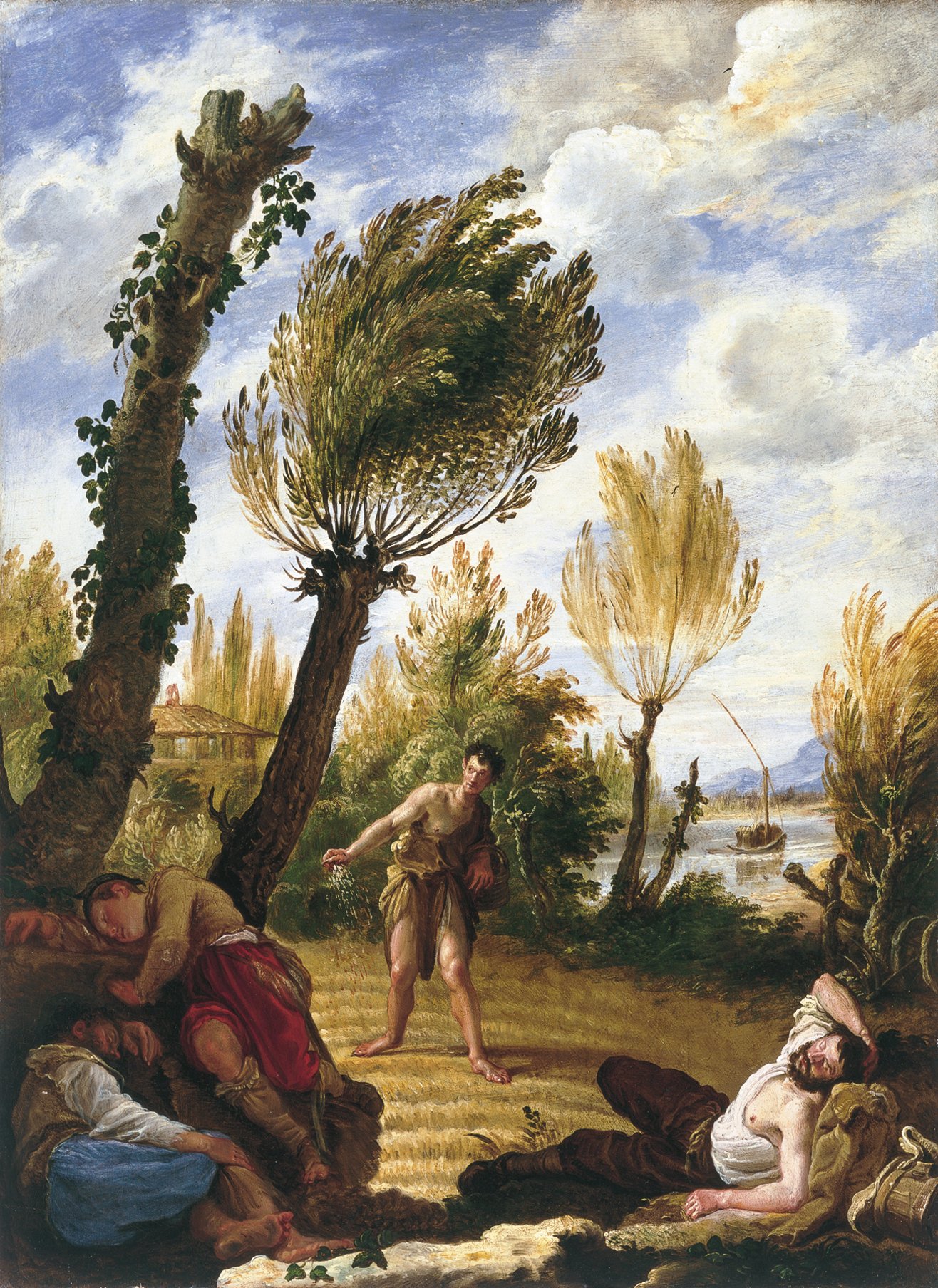 La parábola  de la cizaña. Domenico Fetti