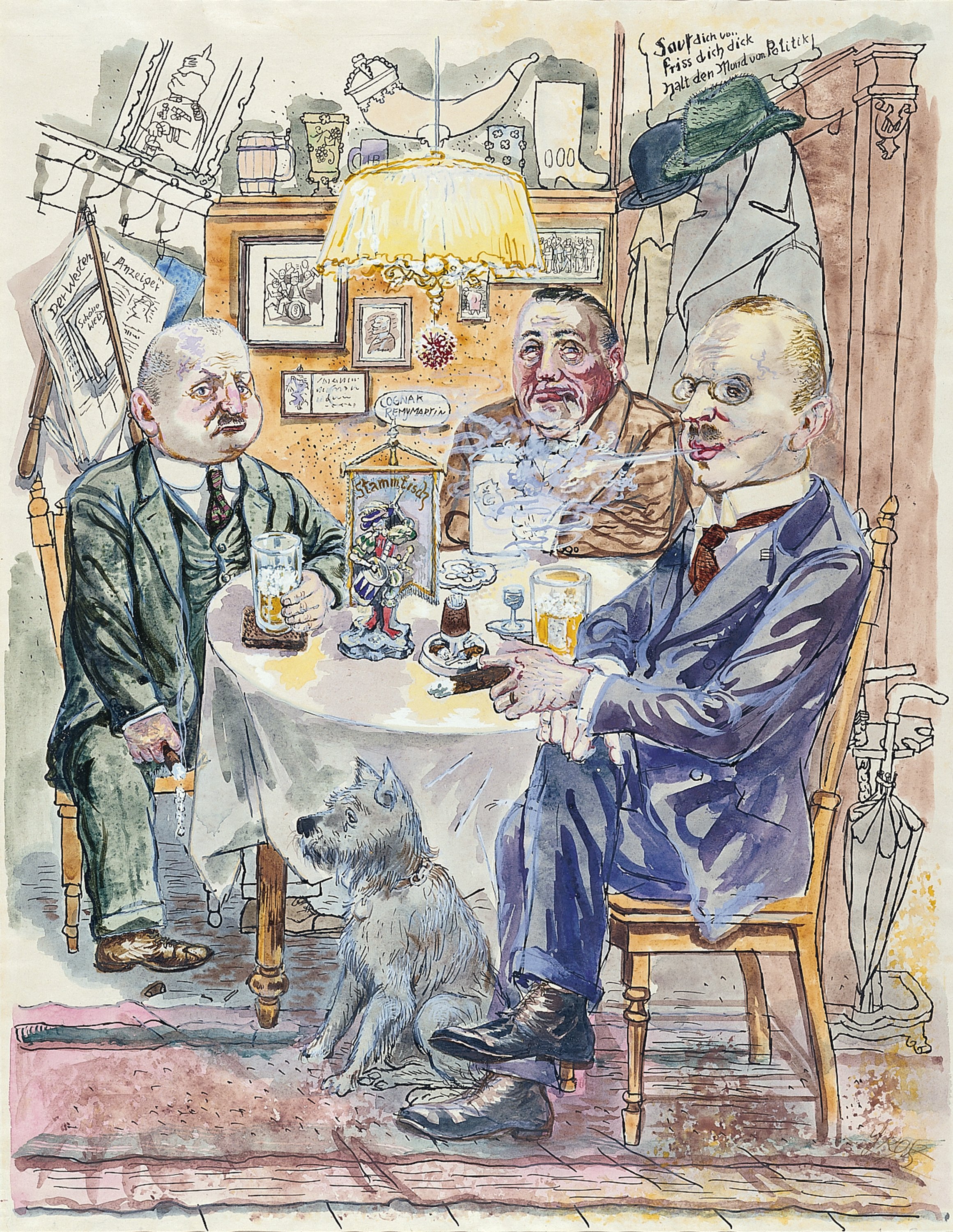 Der Stammtisch. Tertulia, c. 1928-1930