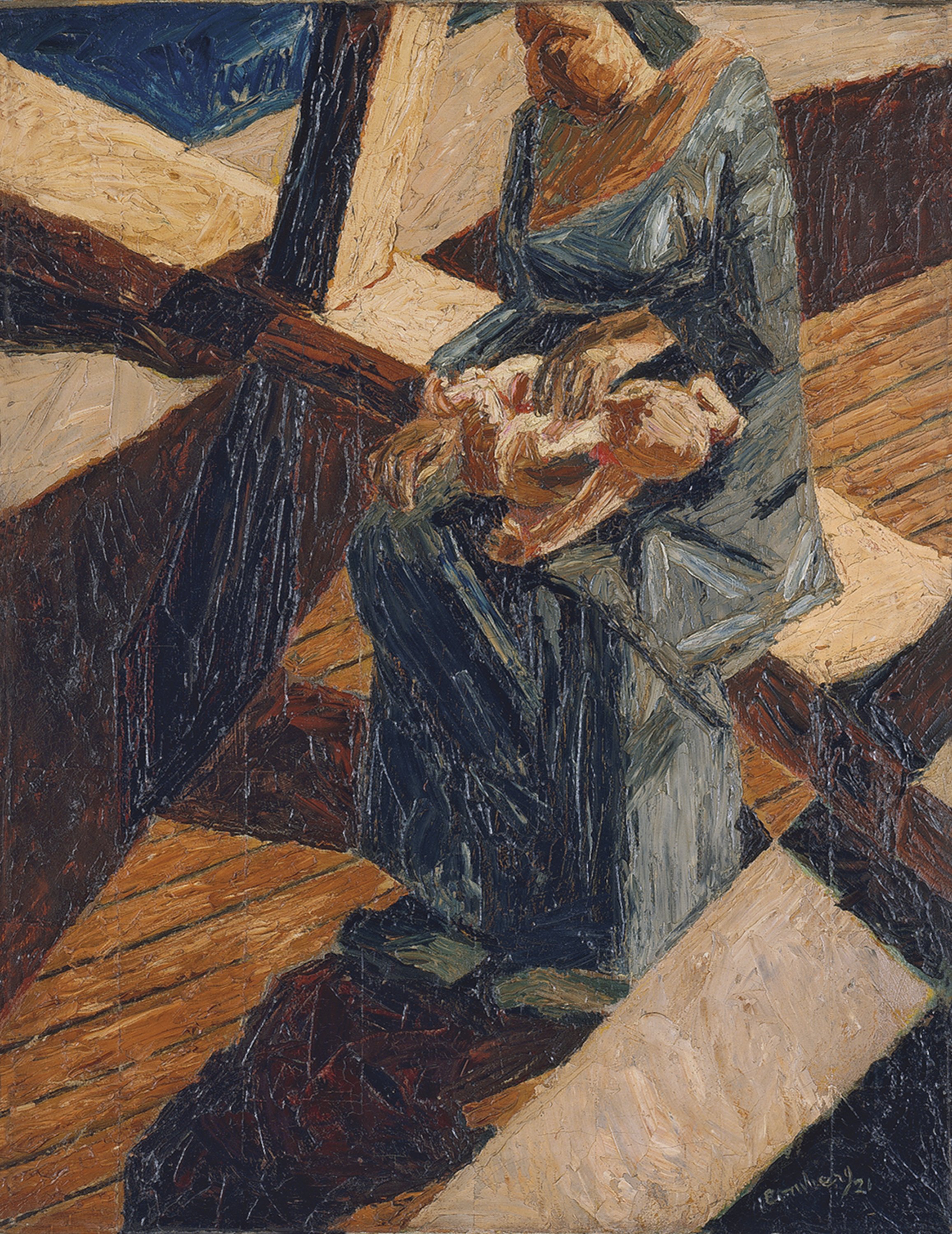 Bargee (Mother and Child). Barquera (Madre y niño), 1921